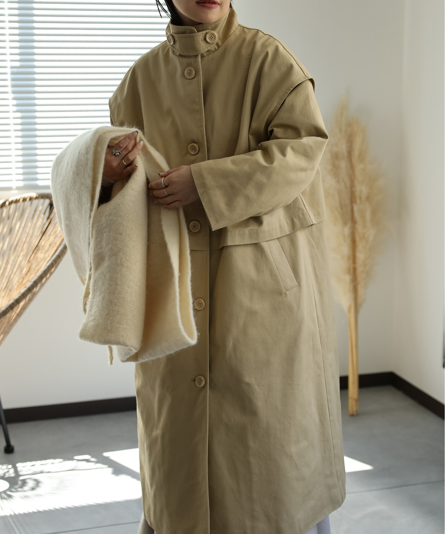 model:162㎝　着用サイズ:FREE
