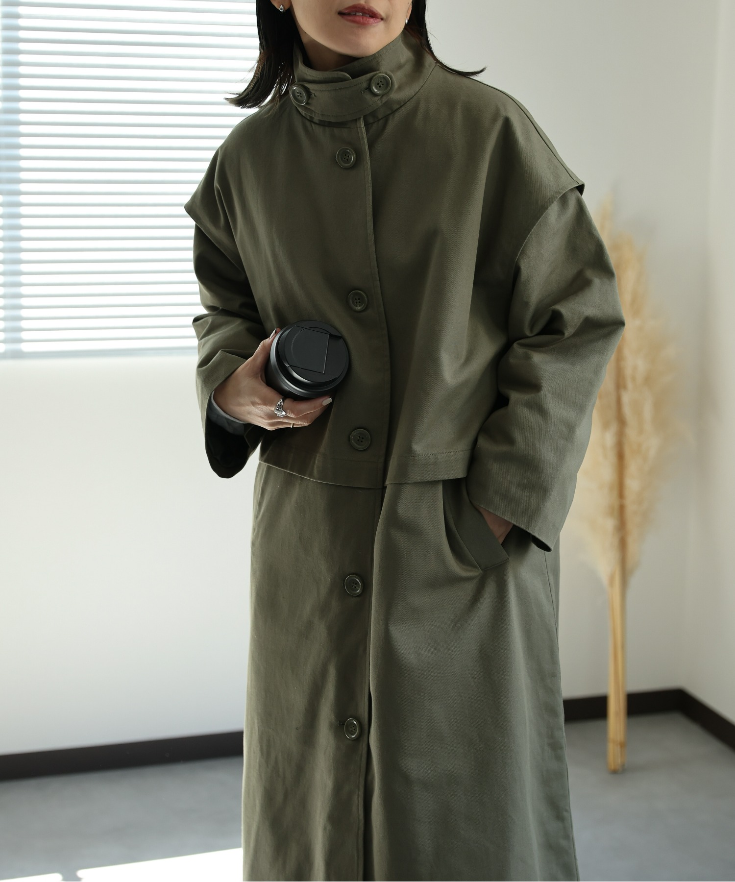 model:162㎝　着用サイズ:FREE