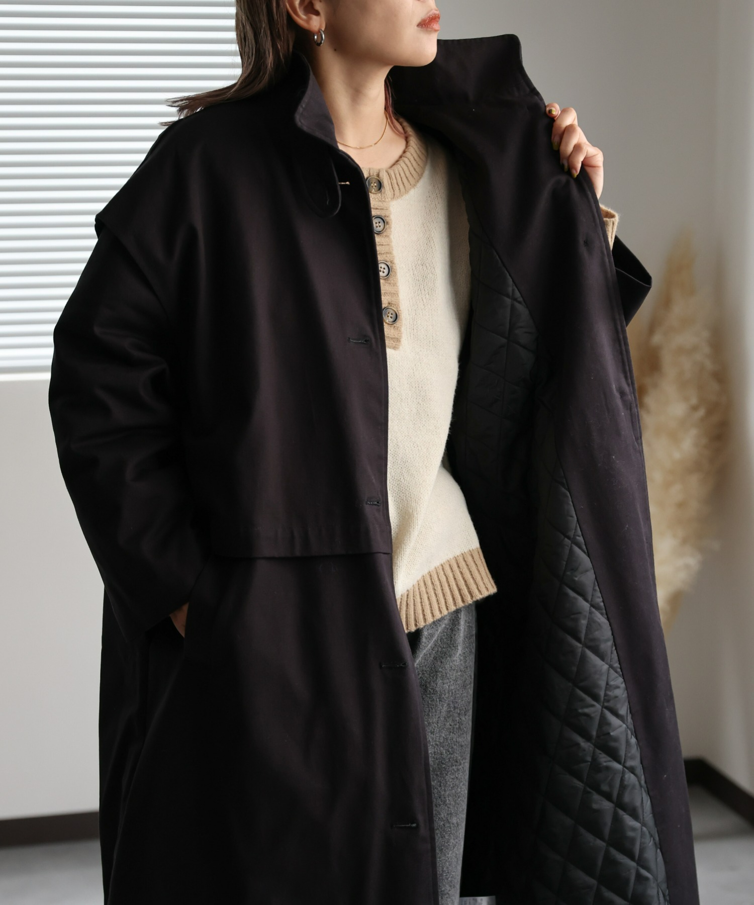 model:162㎝　着用サイズ:FREE