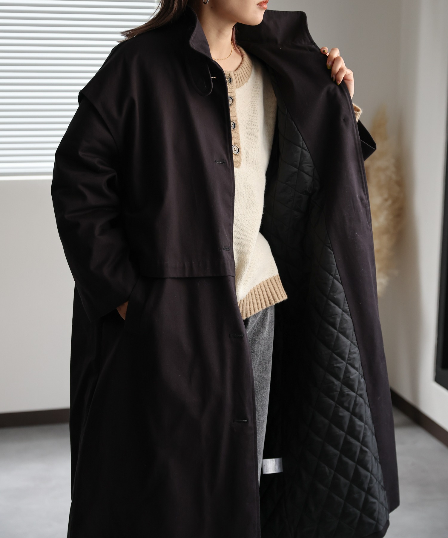 model:162㎝　着用サイズ:FREE