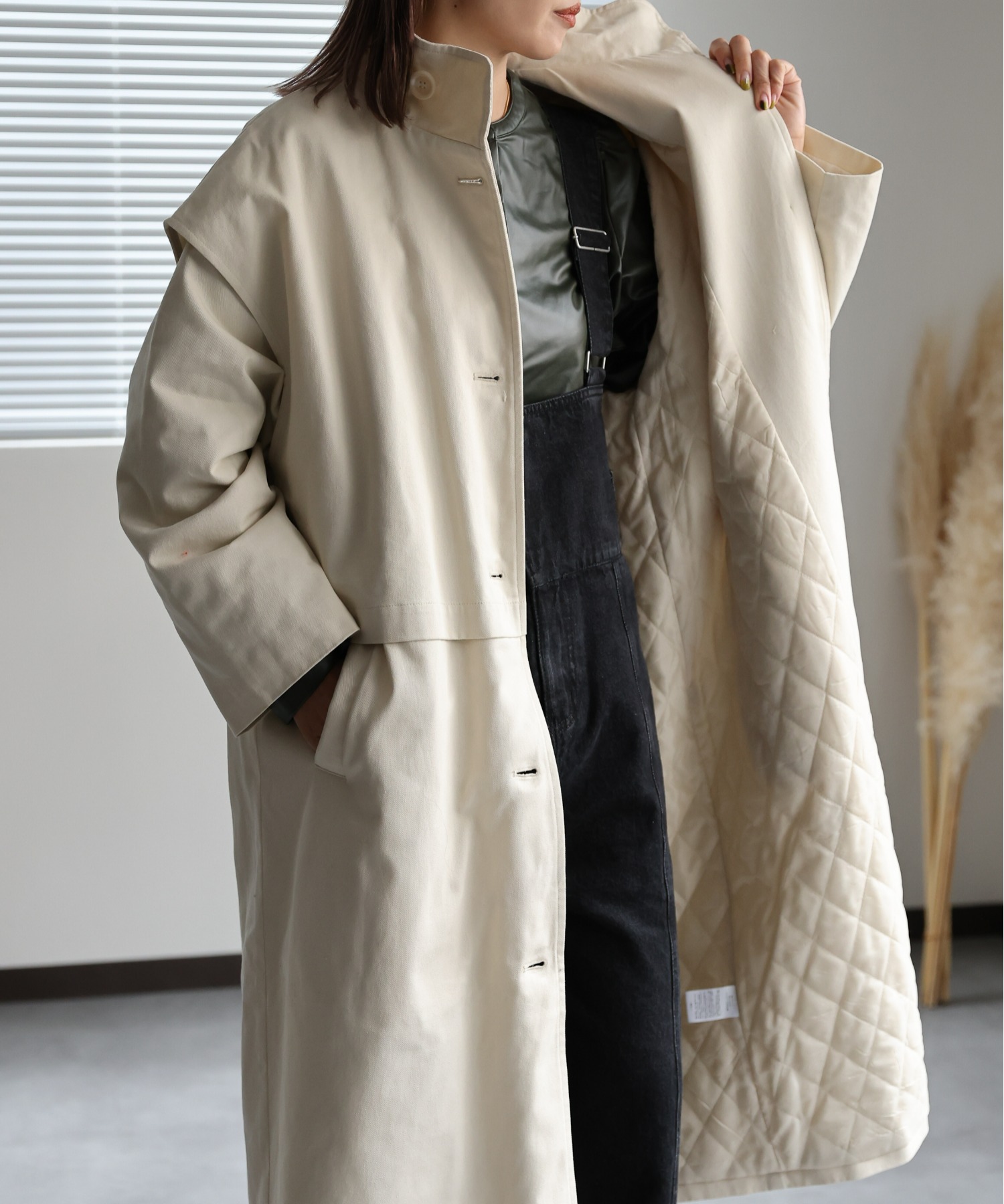 model:162㎝　着用サイズ:FREE