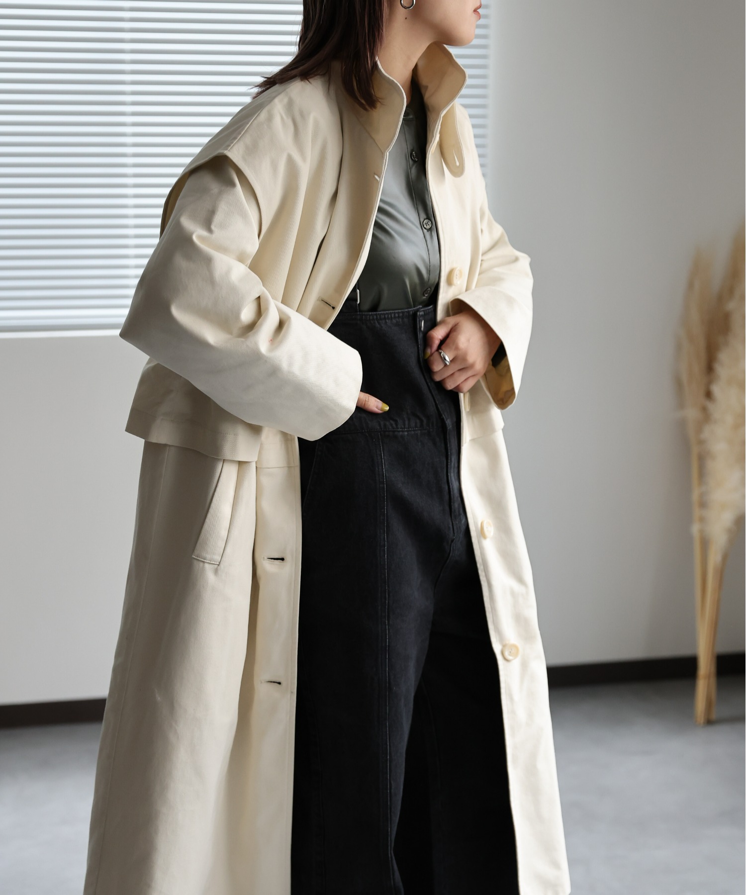 model:162㎝　着用サイズ:FREE