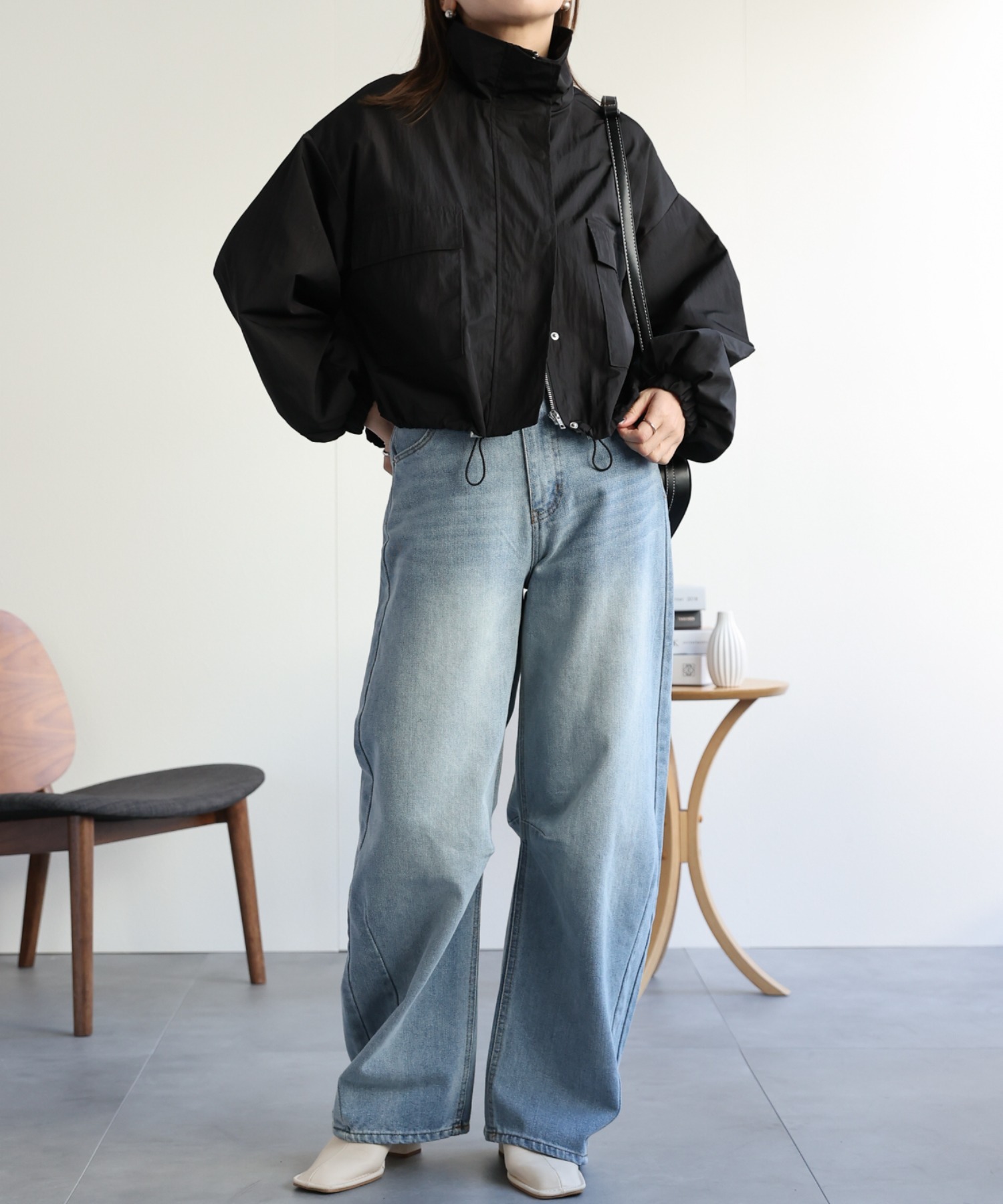 model:162㎝　着用サイズ:FREE