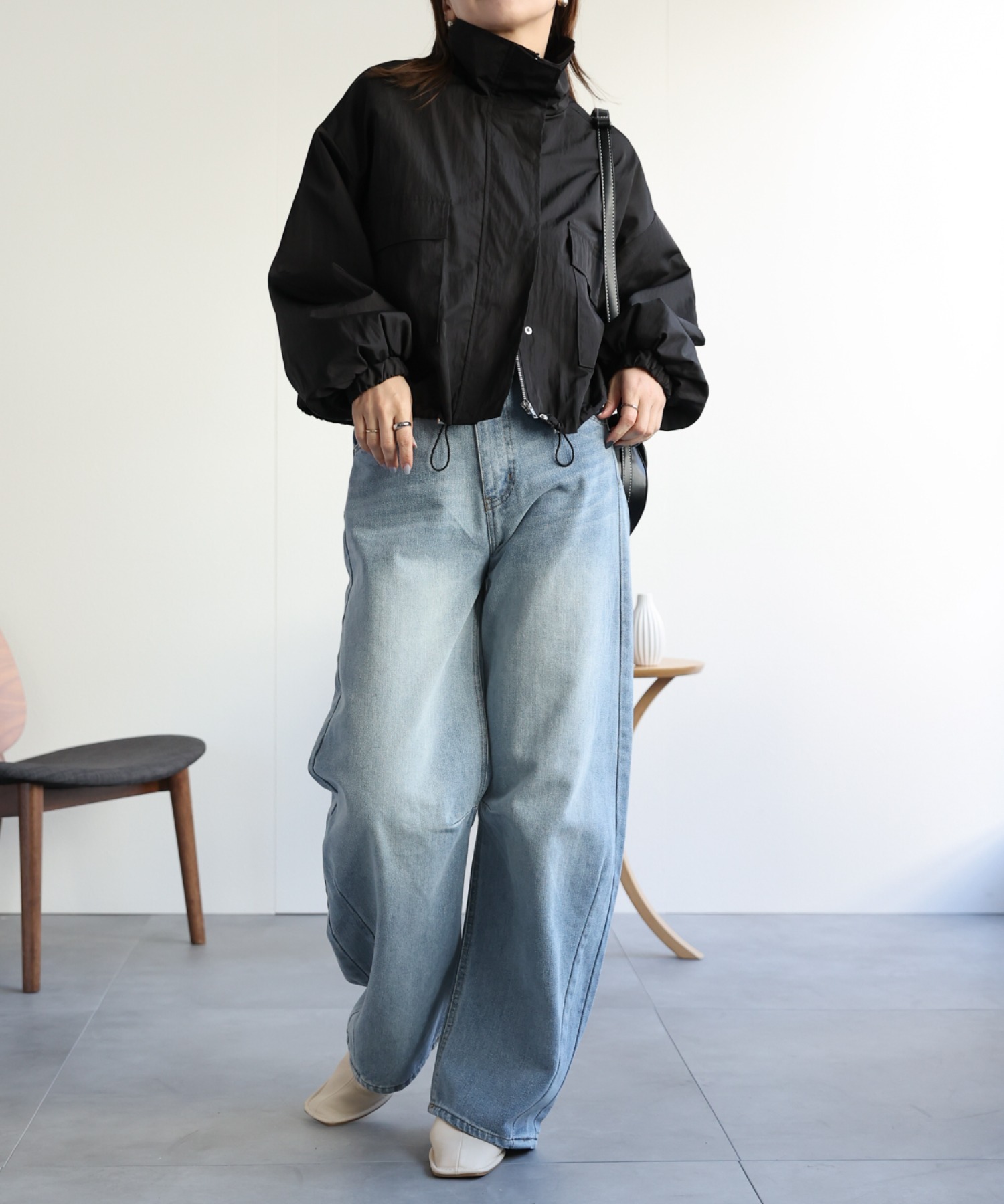 model:162㎝　着用サイズ:FREE