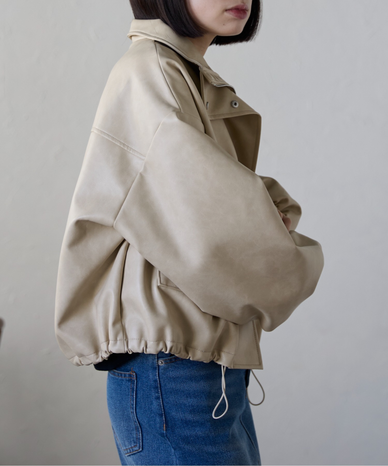 model:158㎝　着用サイズ:FREE