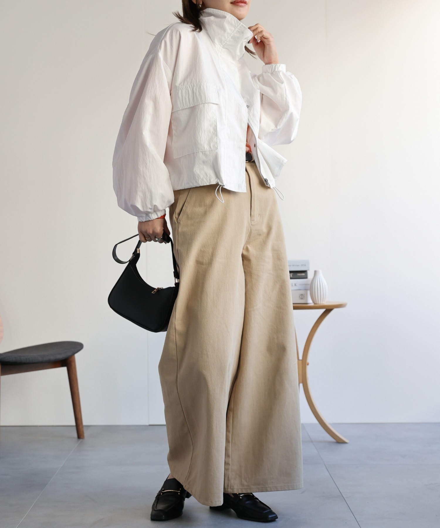 model:162㎝　着用サイズ:FREE