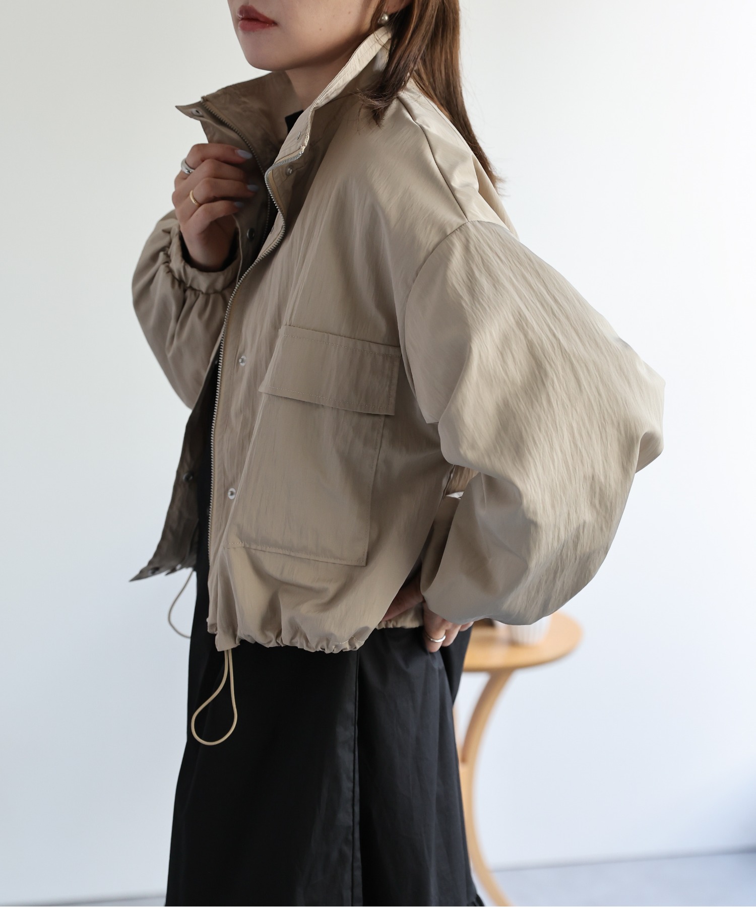 model:162㎝　着用サイズ:FREE