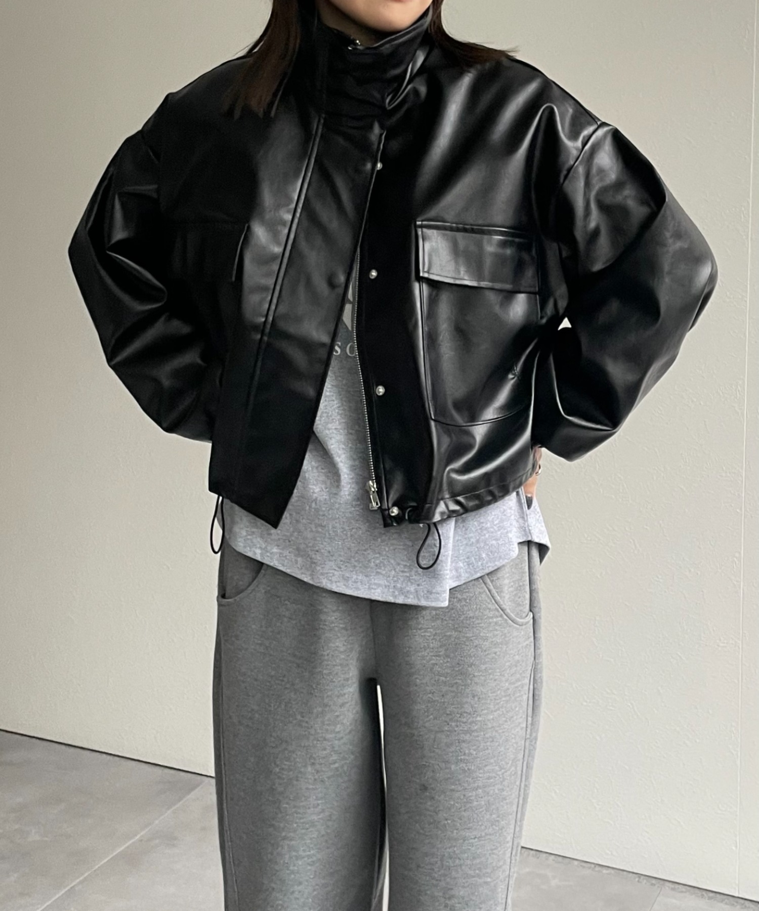 model:162㎝　着用サイズ:FREE