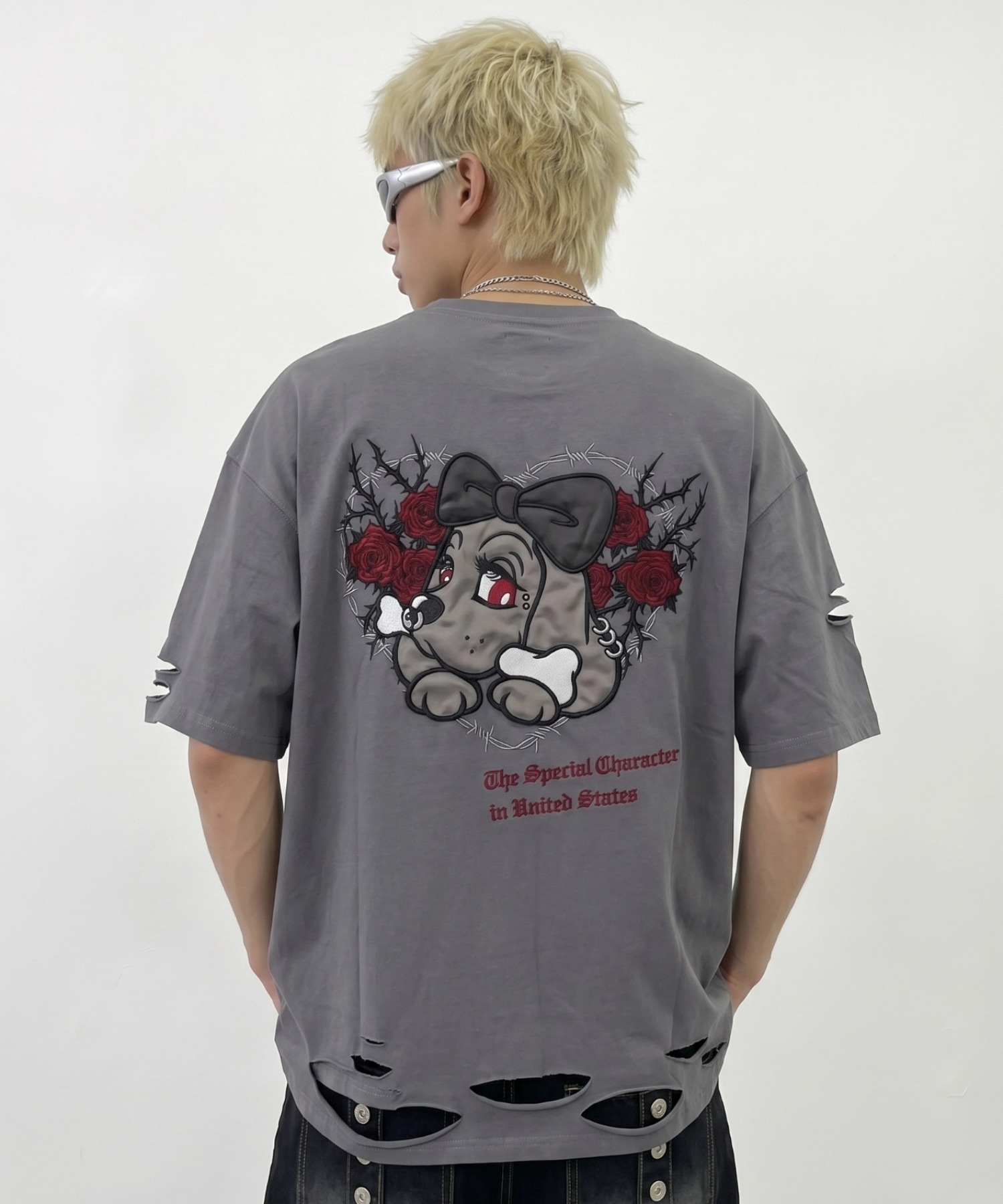 A＇GEM/9 × .kom ガルフィー キャンディガルフィー 薔薇ハート A'GEM/9 × .kom 『GALFY/ガルフィー』 /薔薇ハート Tシャツ セレクト