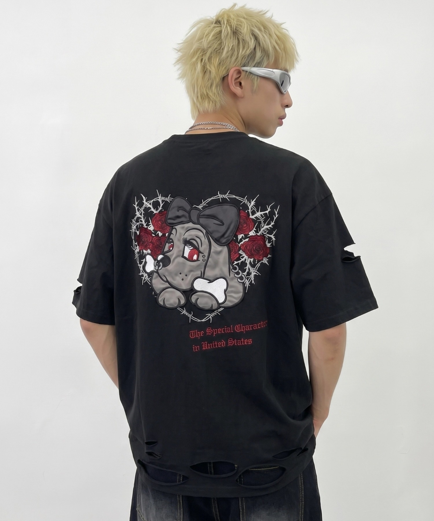 A'GEM/9 × .kom 『GALFY/ガルフィー』 /薔薇ハート Tシャツ セレクト
