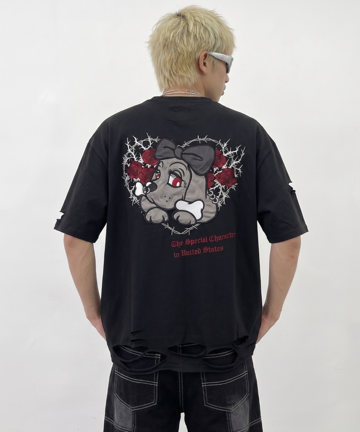 A'GEM/9 × .kom 『GALFY/ガルフィー』 /薔薇ハート Tシャツ セレクト