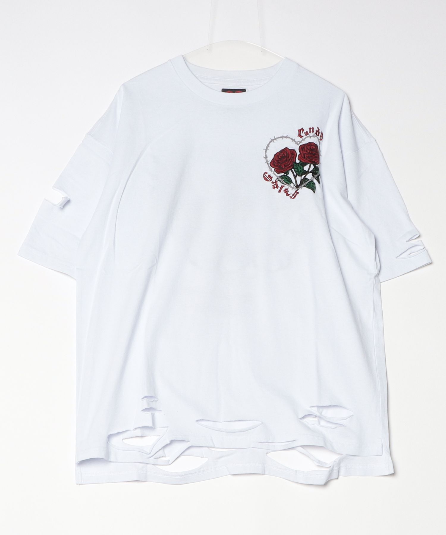 A'GEM/9 × .kom 『GALFY/ガルフィー』 /薔薇ハート Tシャツ セレクト
