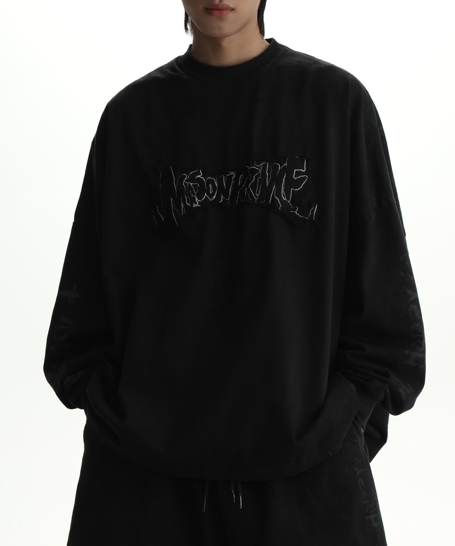 オーバーサイズ パッチロゴ ロンTEE CT6105【M.P Studios】【2023AW