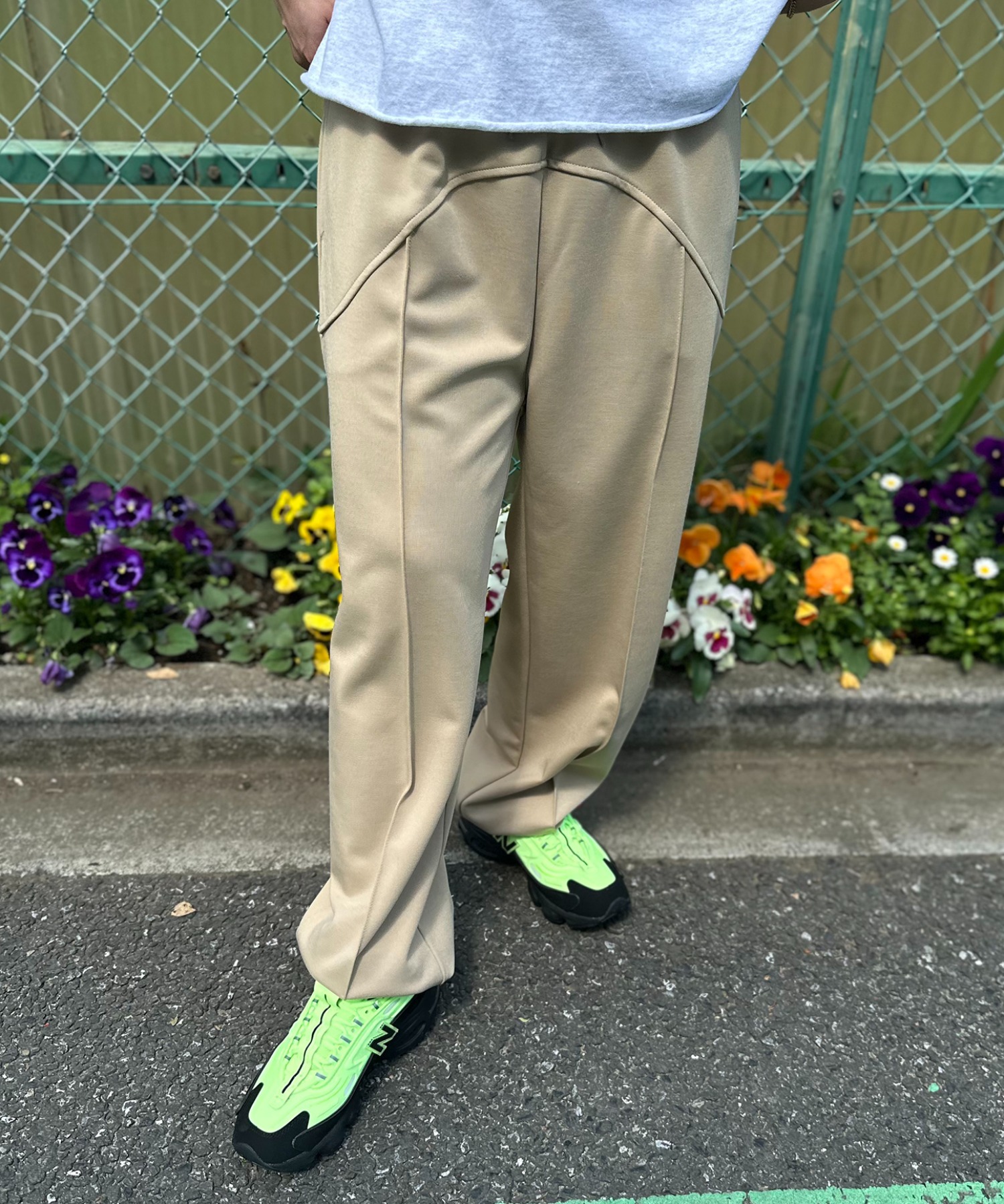 ベージュ
model:154cm 着用サイズ:FREE