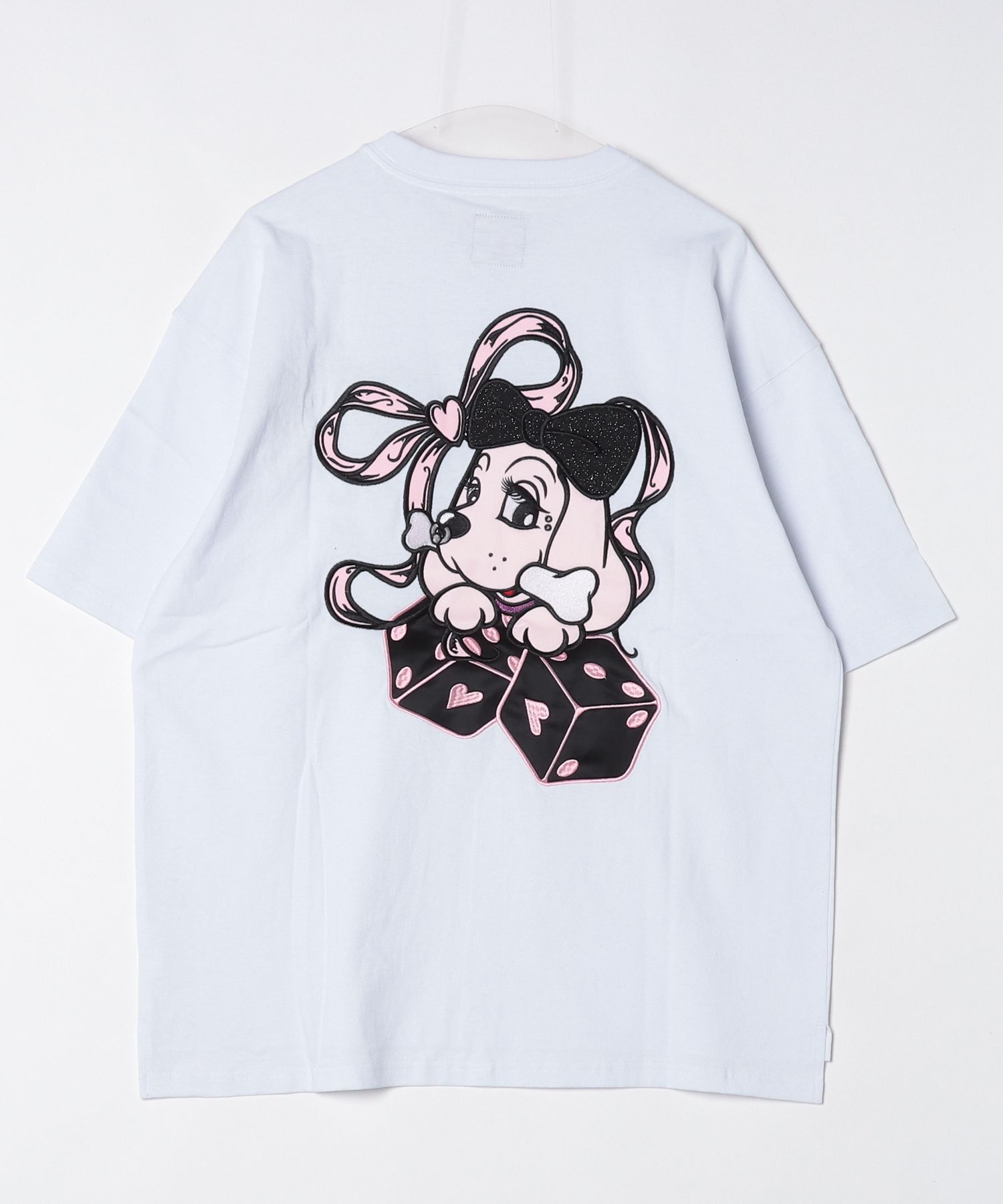 A'GEM/9 × .kom 限定『GALFY/ガルフィー』 リボンダイス Tシャツ