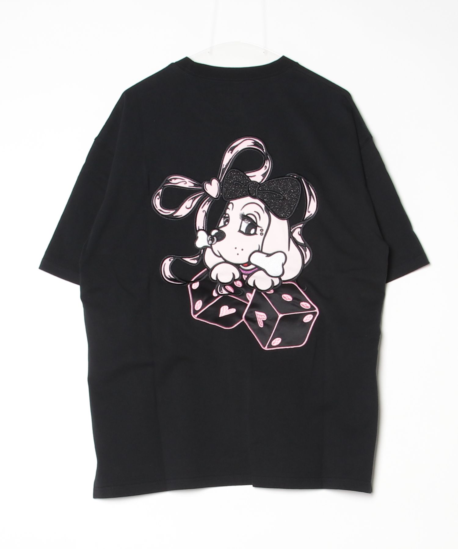 A'GEM/9 × .kom 限定『GALFY/ガルフィー』 リボンダイス Tシャツ
