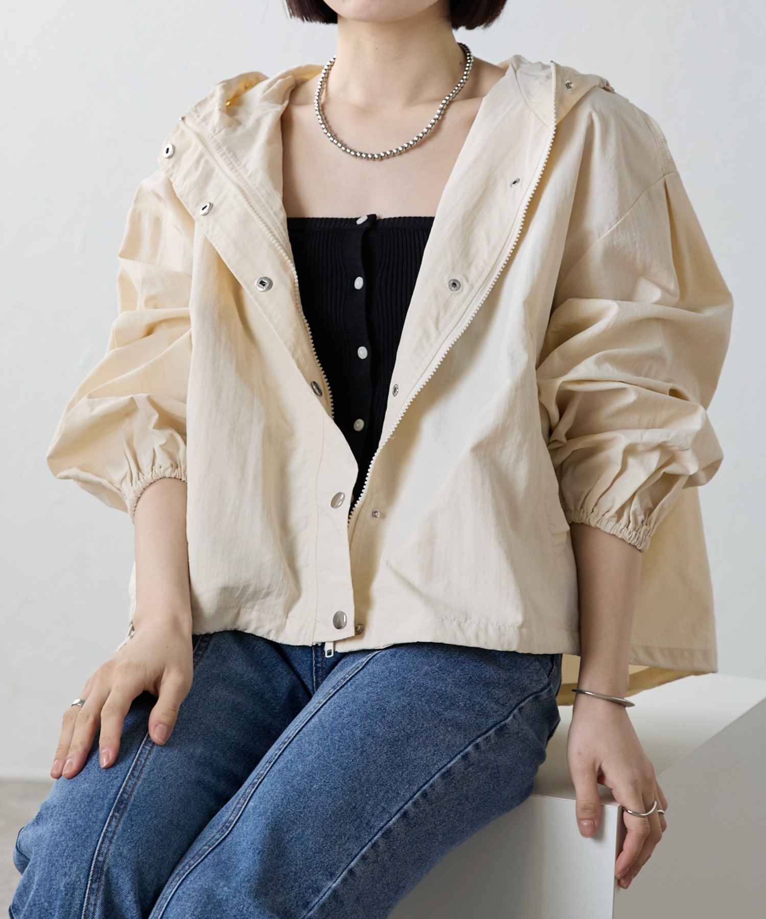 model：158cm 着用サイズ：FREE