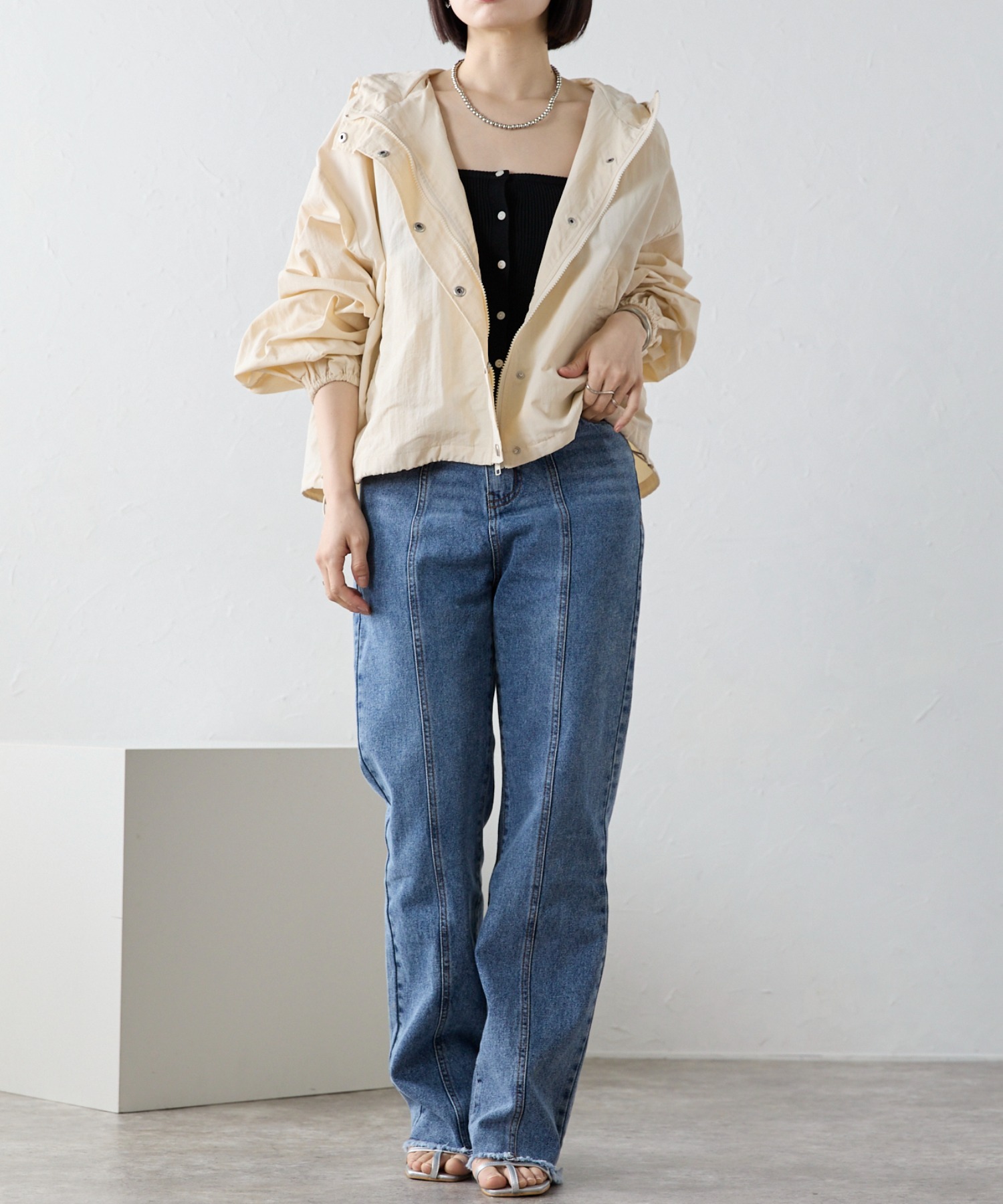 model：158cm 着用サイズ：FREE