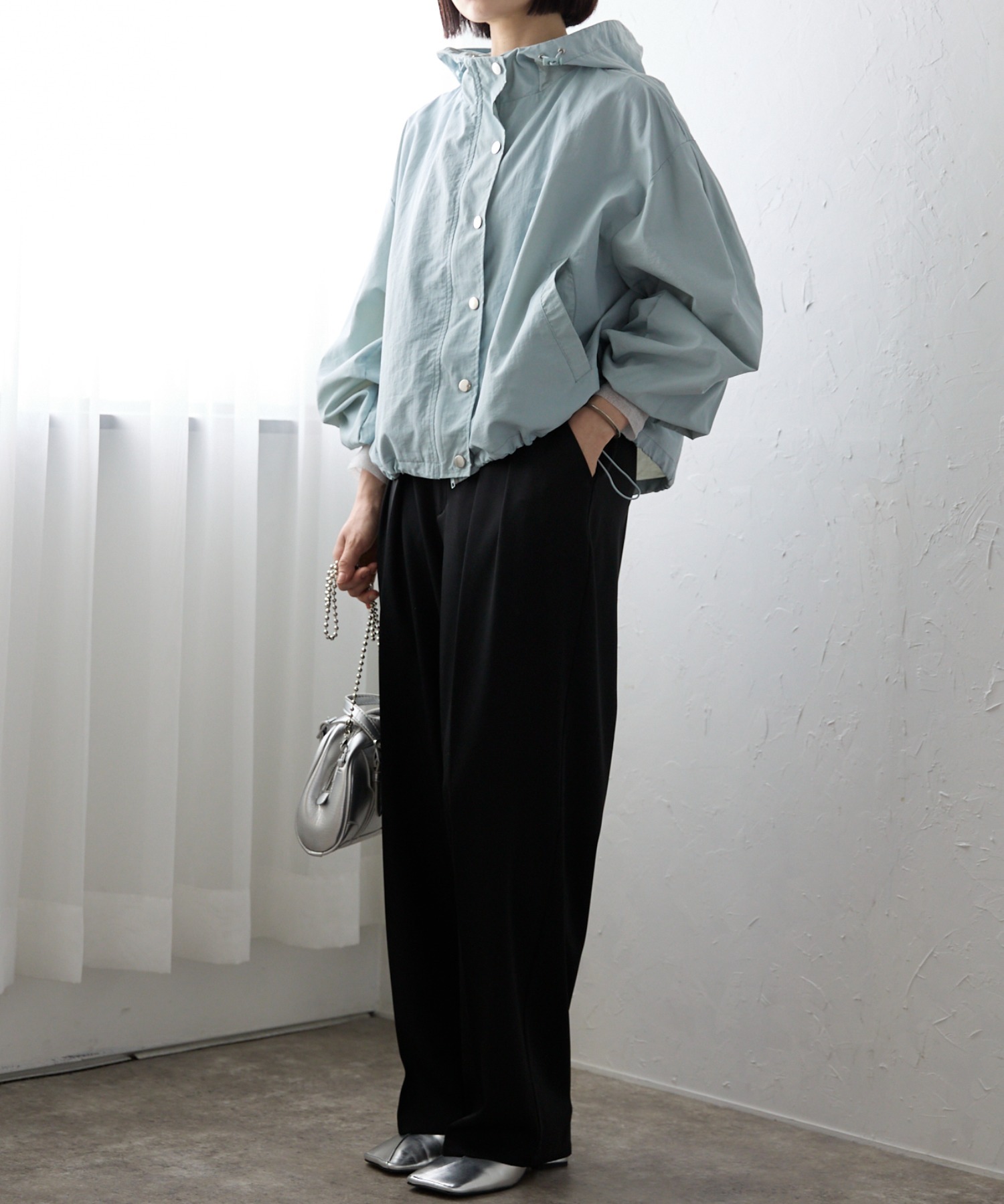 model：158cm 着用サイズ：FREE