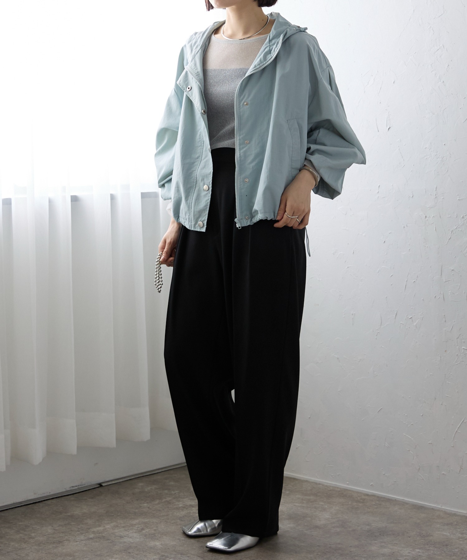 model：158cm 着用サイズ：FREE