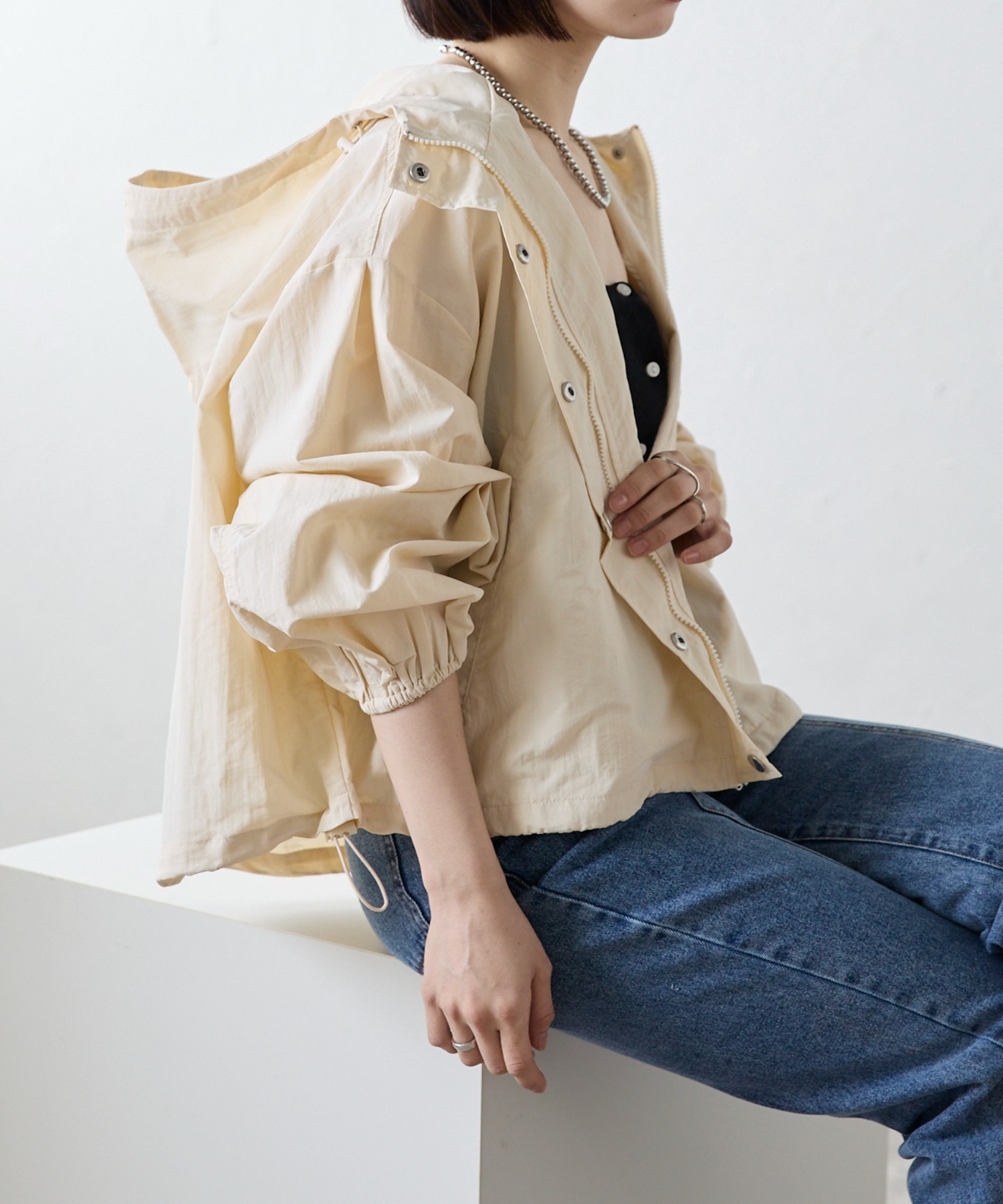 model：158cm 着用サイズ：FREE