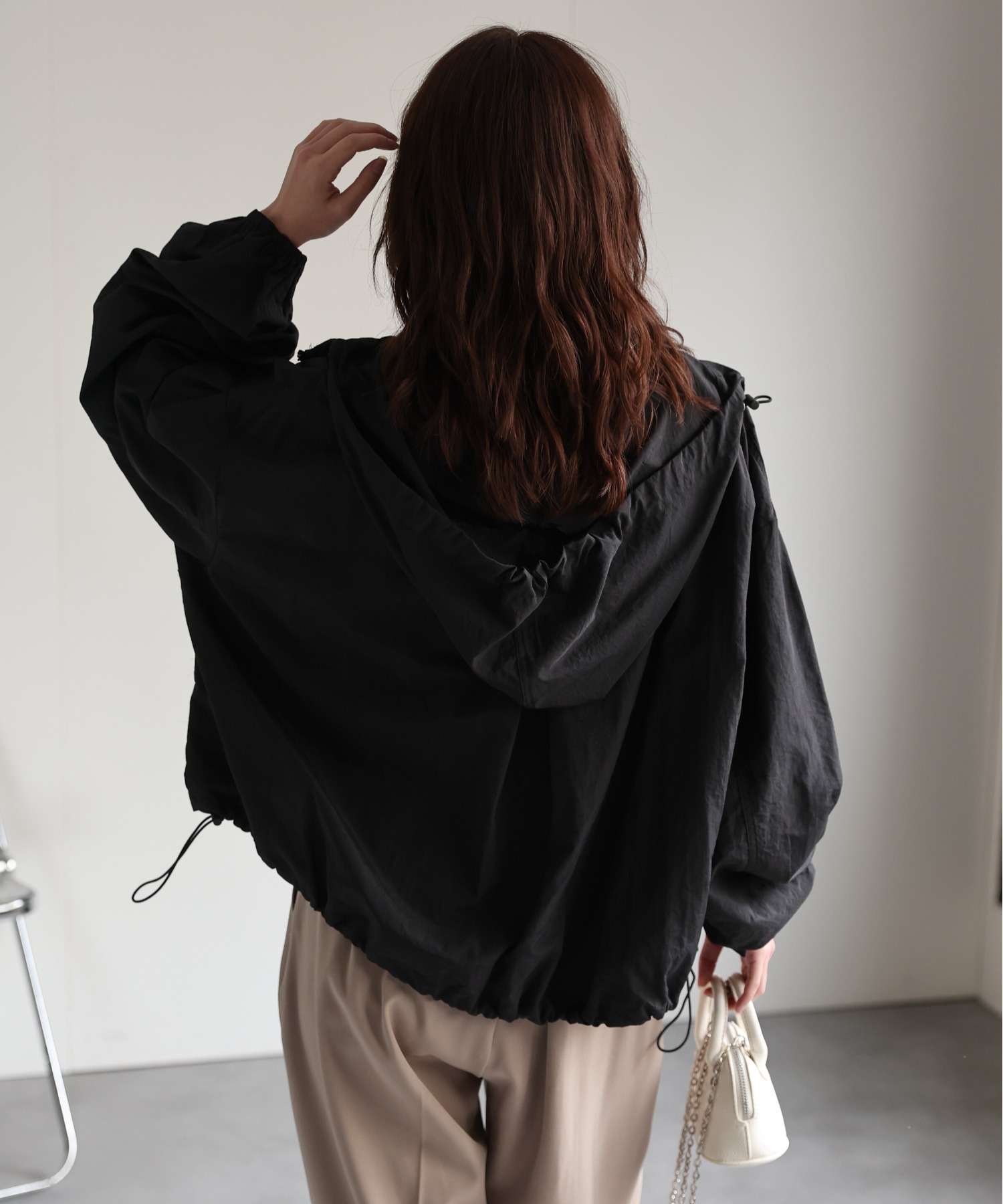 model：156cm 着用サイズ：FREE