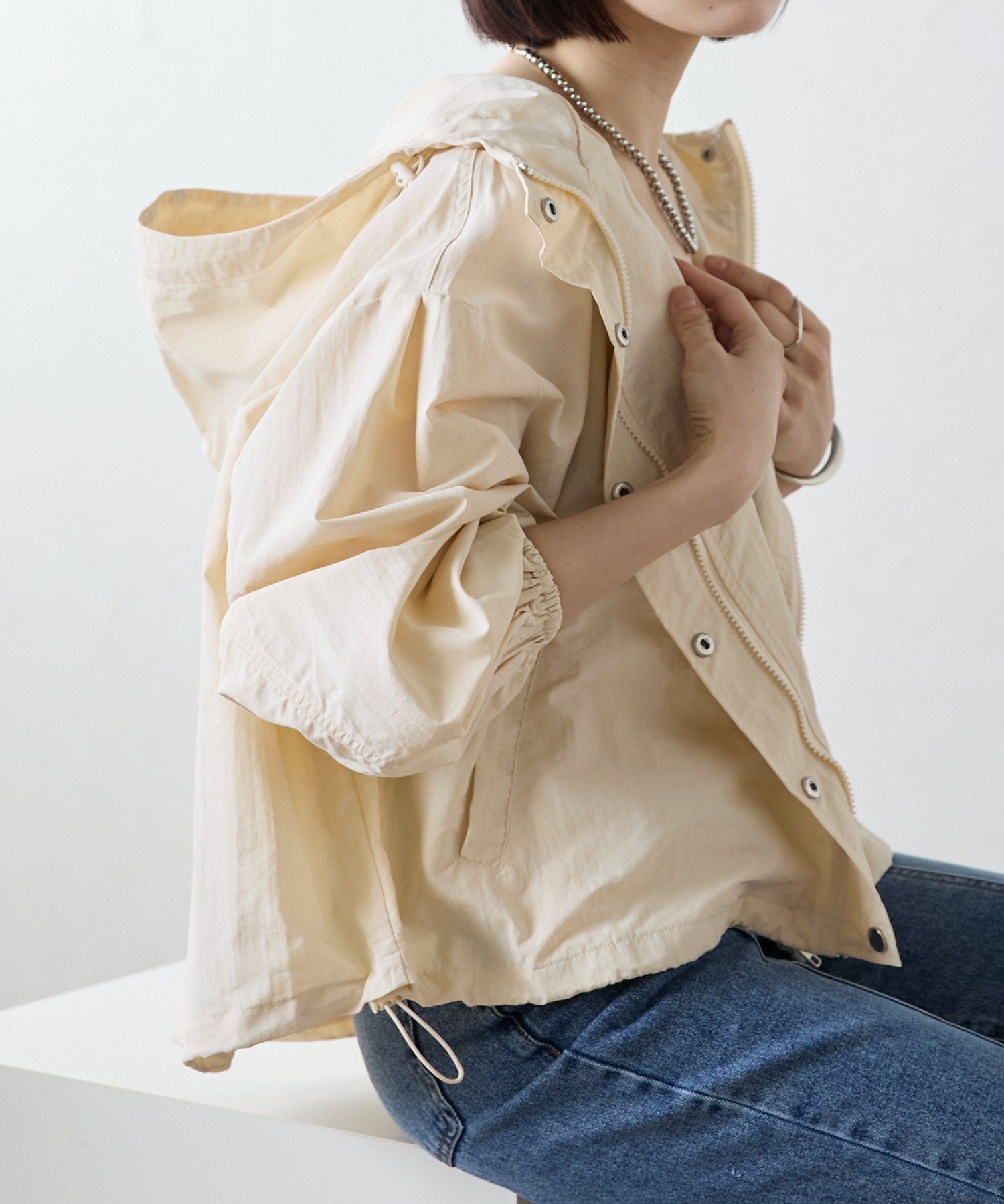 model：158cm 着用サイズ：FREE