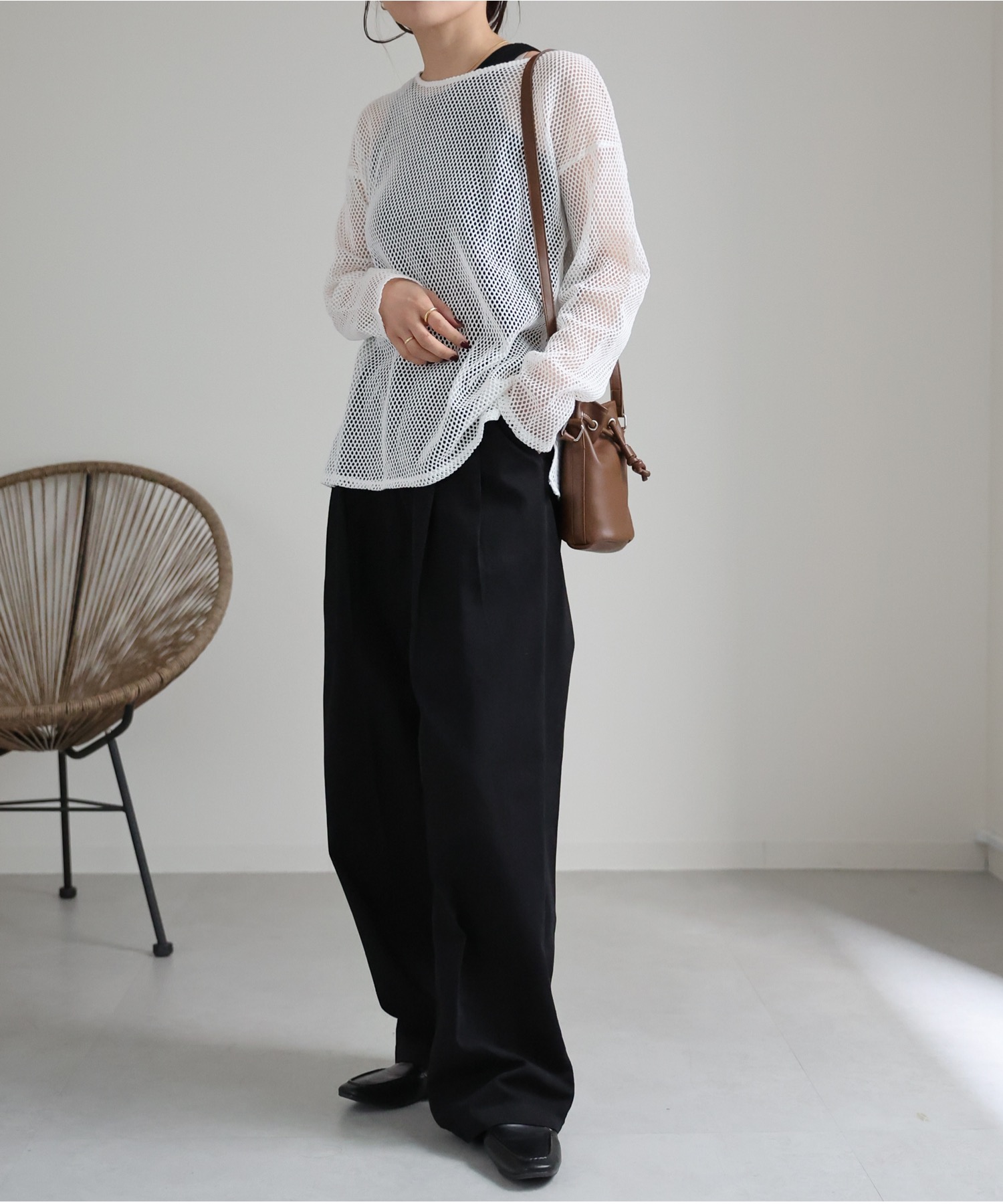 model:162cm  着用サイズ:Mサイズ