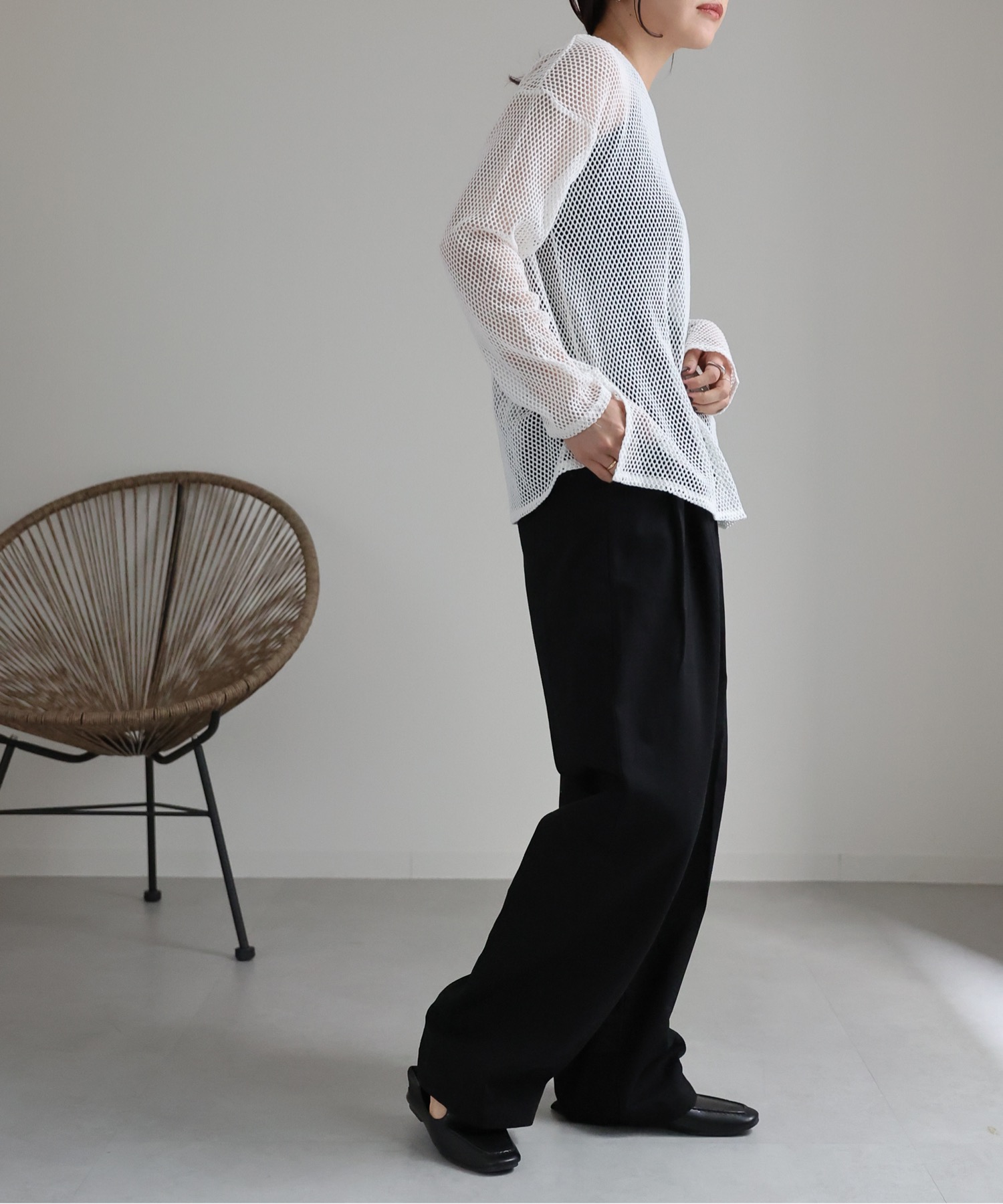 model:162cm  着用サイズ:Mサイズ