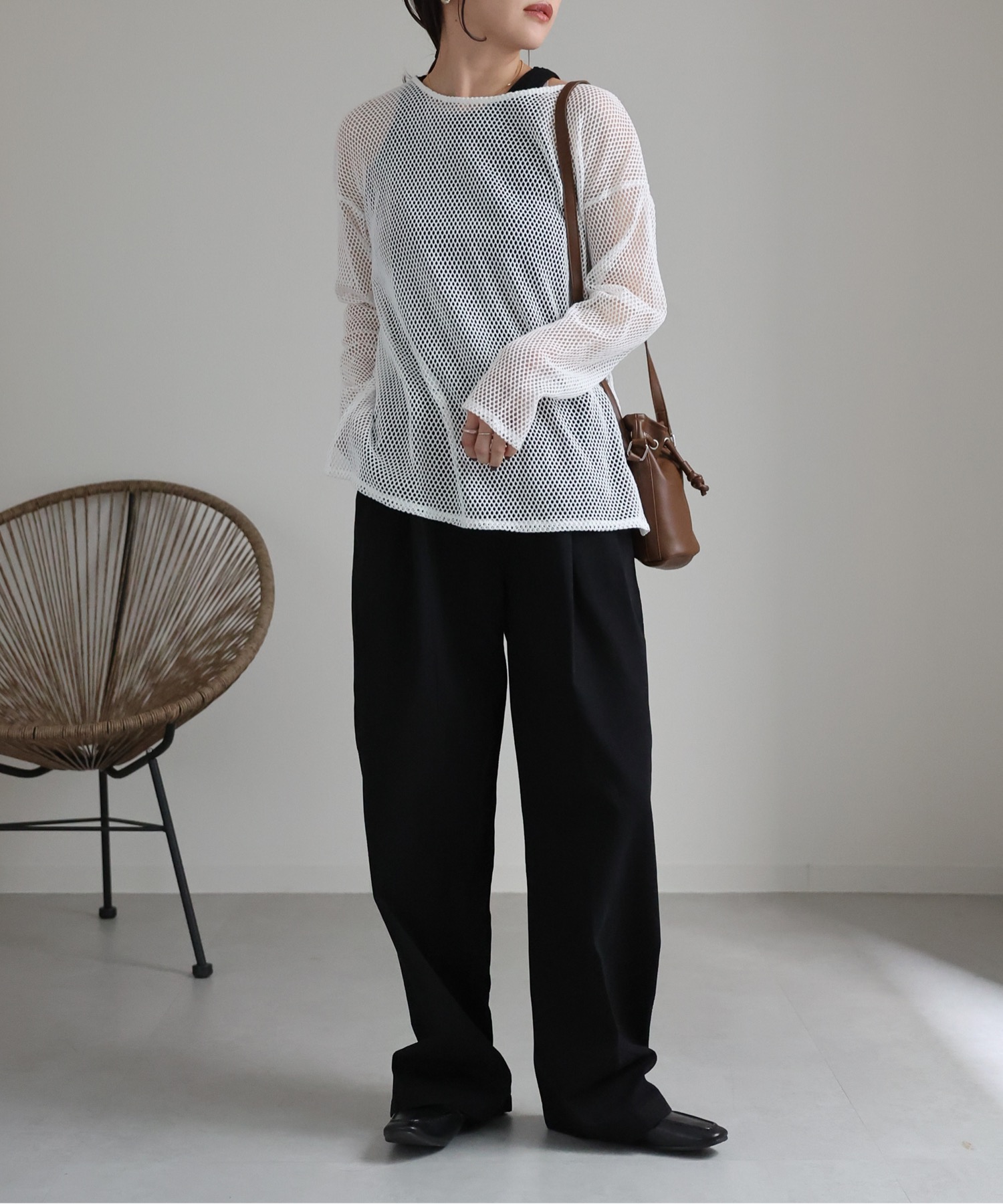 model:162cm  着用サイズ:Mサイズ