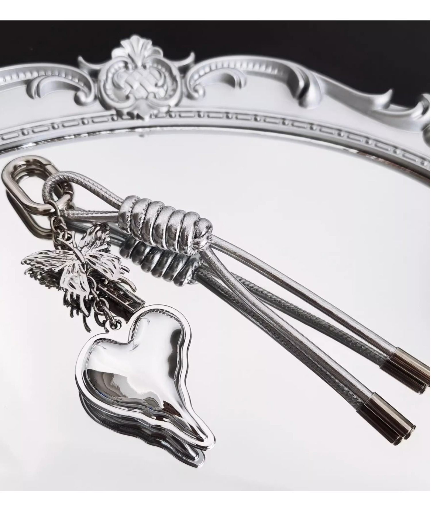 A'GEM/9 × .kom 『.KOM/ドットケーオーエム』 蝶ハートバッグ