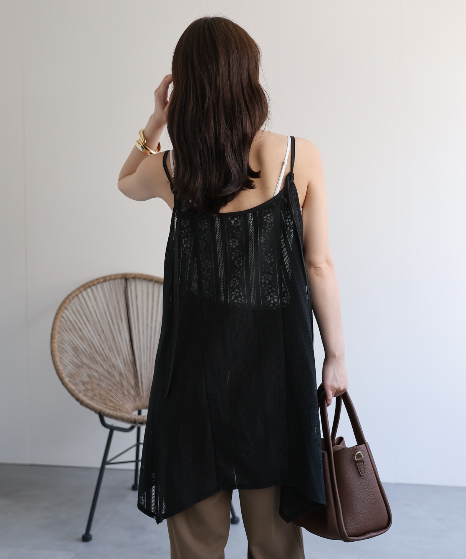 model：156cm 着用サイズ：FREE
