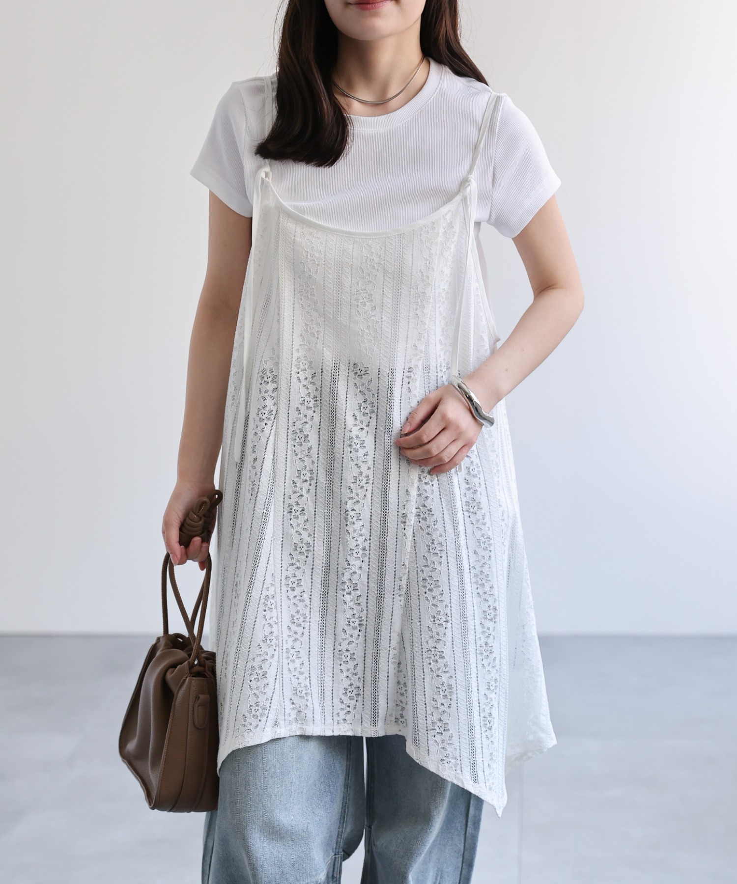 model：156cm 着用サイズ：FREE