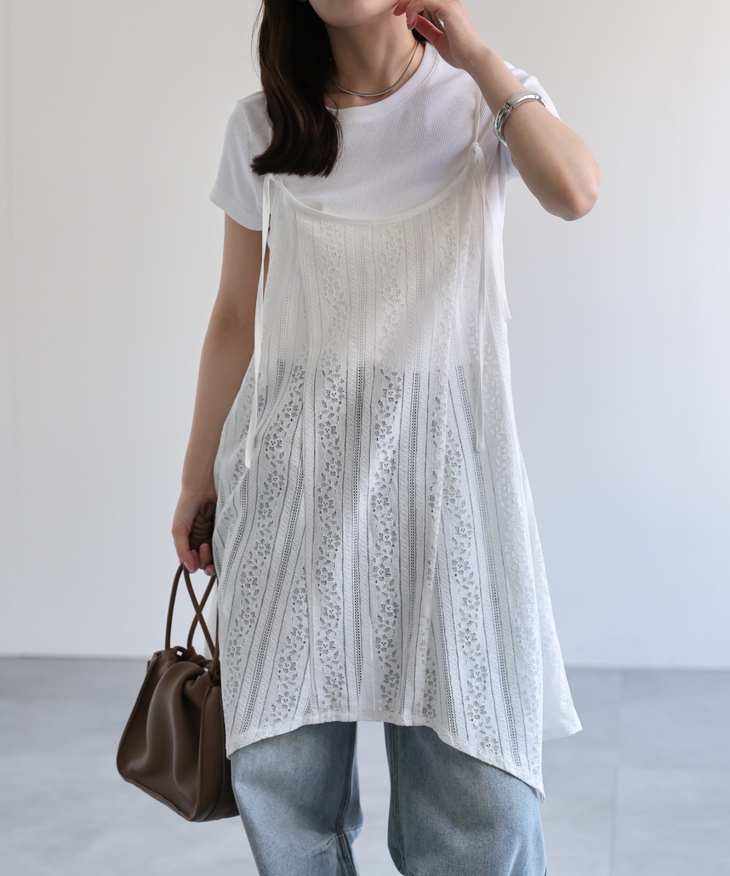 model：156cm 着用サイズ：FREE