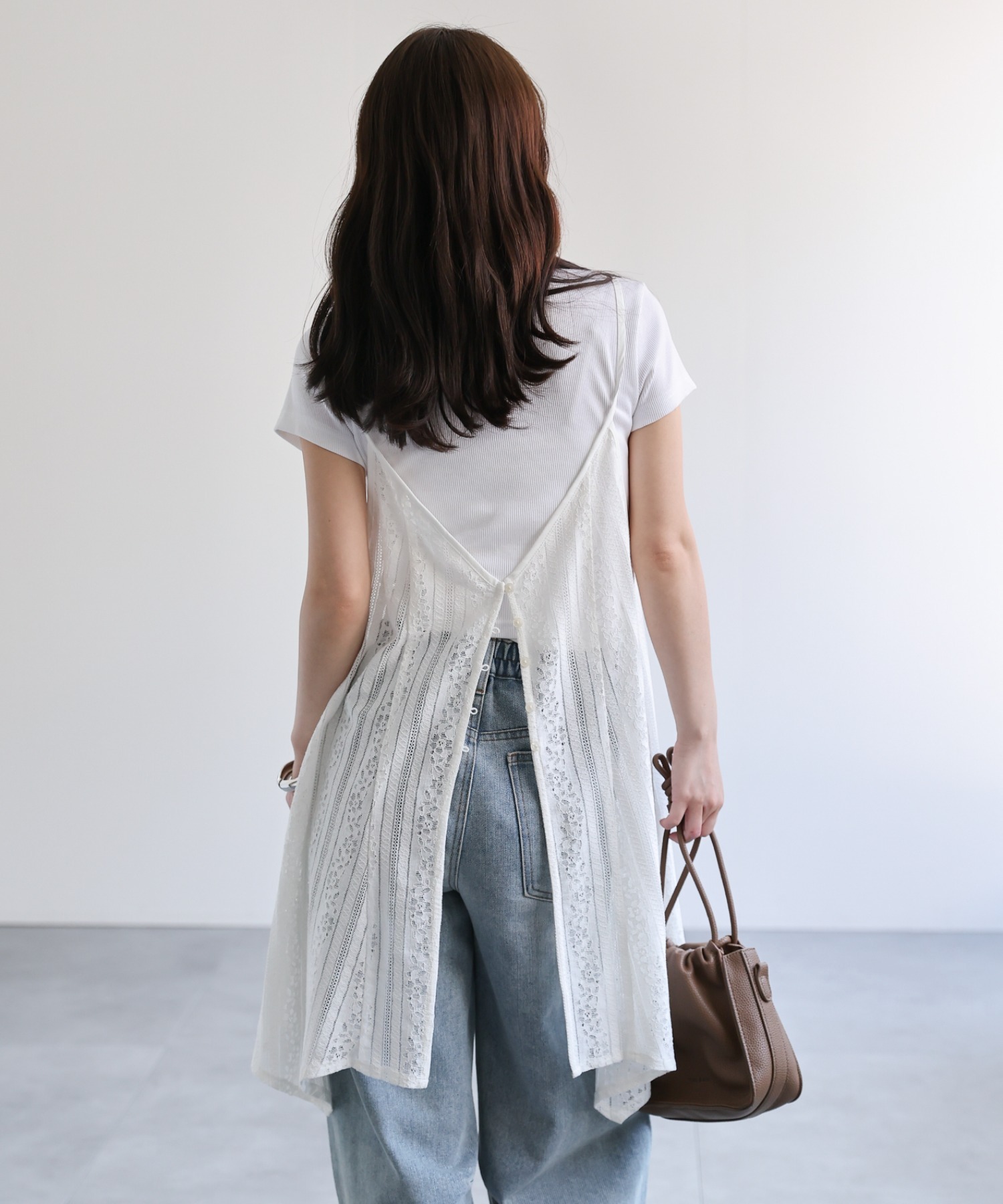 model：156cm 着用サイズ：FREE