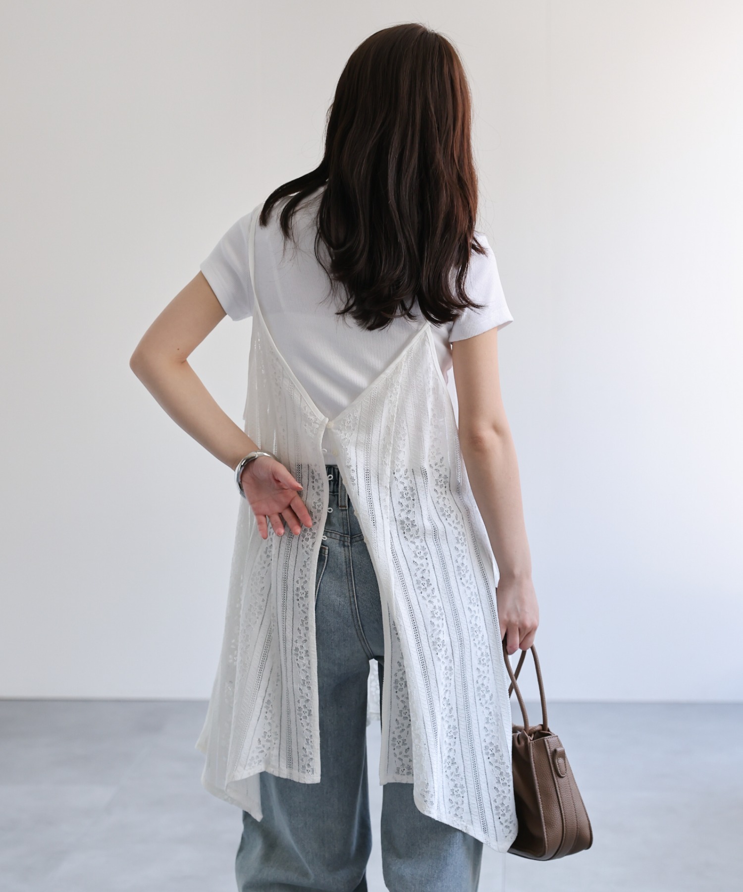 model：156cm 着用サイズ：FREE