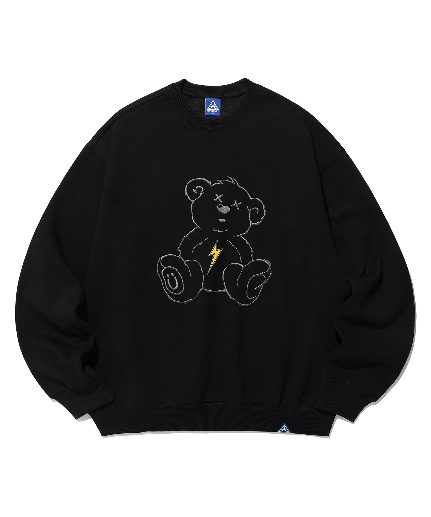 A'GEM/9 × .kom『ISTKUNST/イストクンスト』THUNDER BEAR SWEATSHIRTS/サンダーベア スウェットシャツ  韓国ブランドセレクト│A'GEM/9×.KOM【公式】｜韓国・ストリートブランド通販サイト エージェムナイン ドットケーオーエム