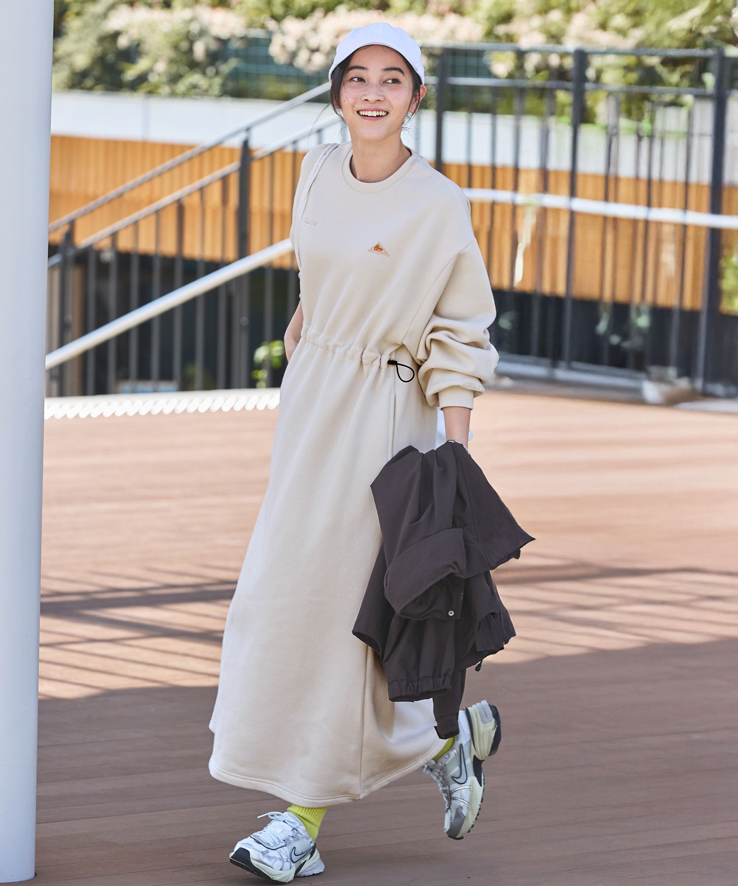 KELTY/ケルティ 別注 ダブルロゴ刺繍 ウエストドローコード