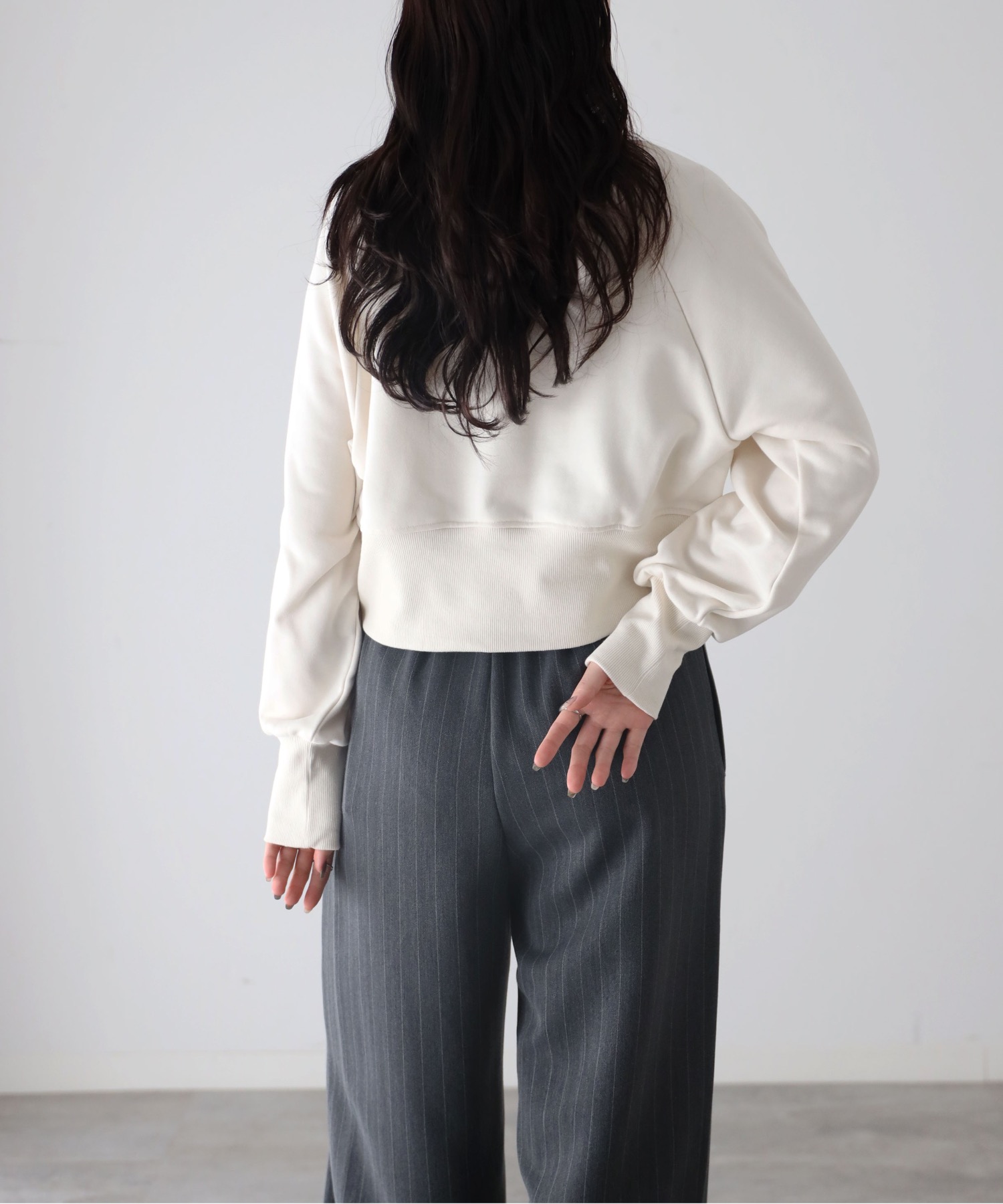 model：164cm. 着用サイズ：FREE