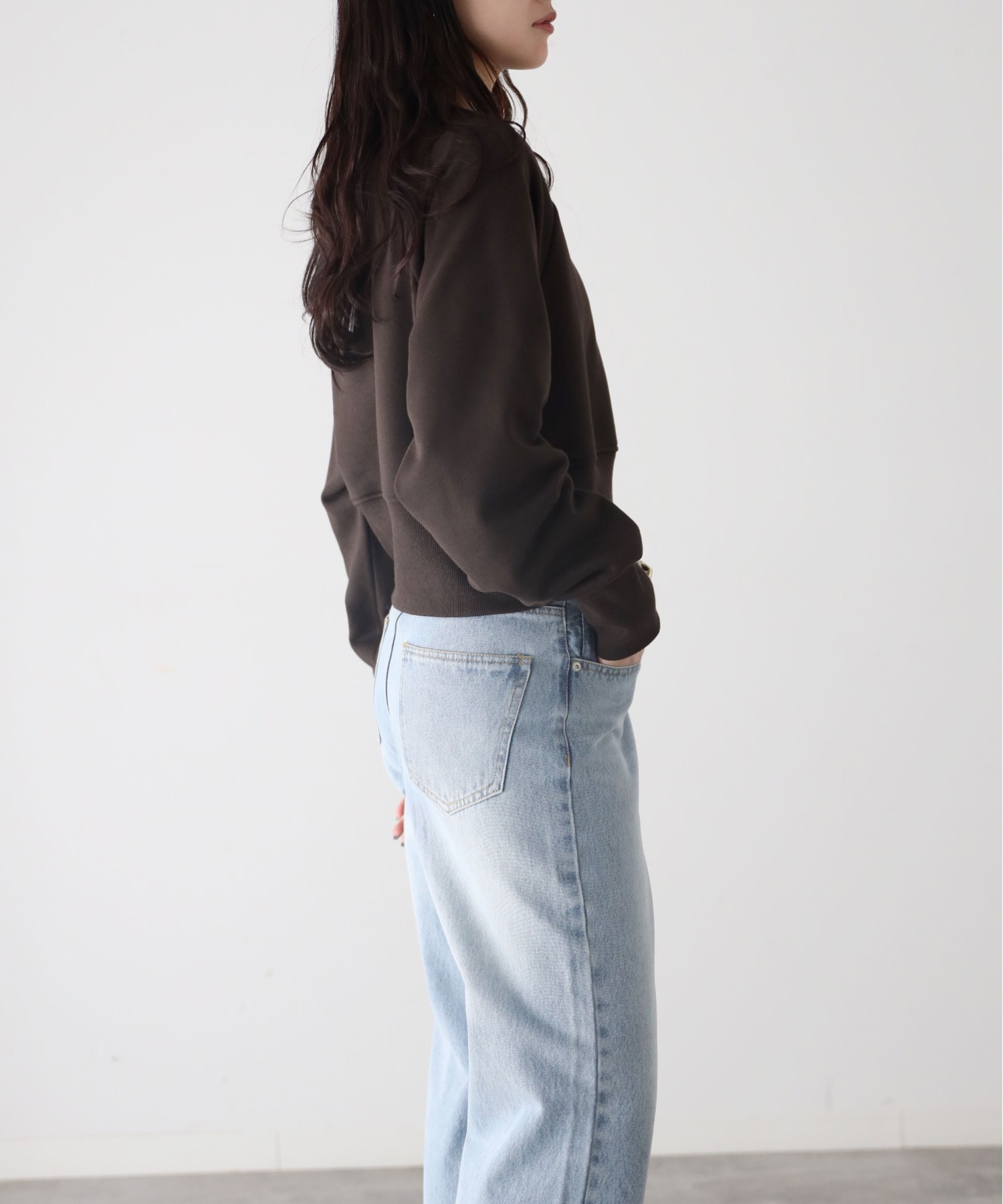 model：164cm. 着用サイズ：FREE
