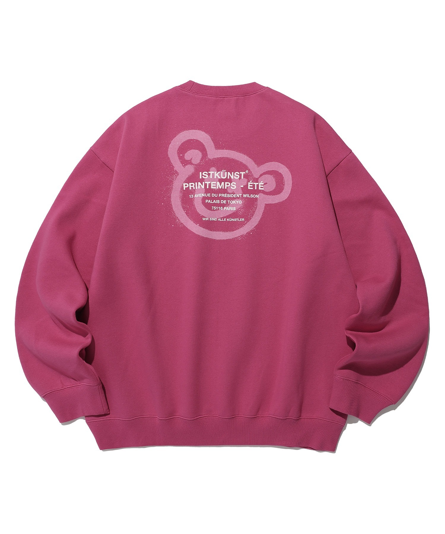 A'GEM/9 × .kom『ISTKUNST/イストクンスト』BEAR&SMILEY SWEATSHIRTS