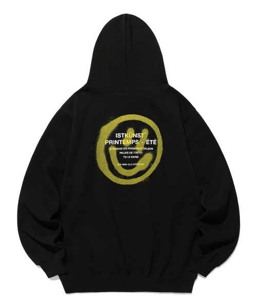 A'GEM/9 × .kom『ISTKUNST/イストクンスト』LOGO&SMILEY HOODIE/ロゴ ...