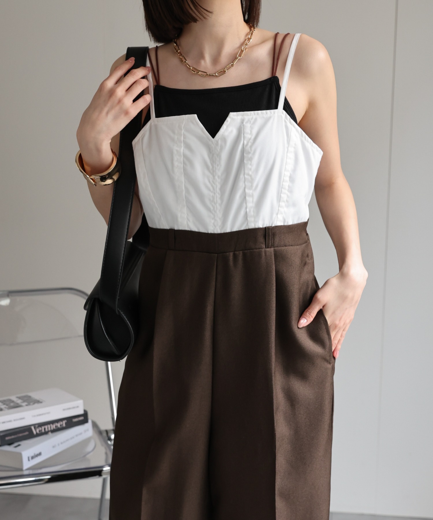 model：162㎝. 着用サイズ：F