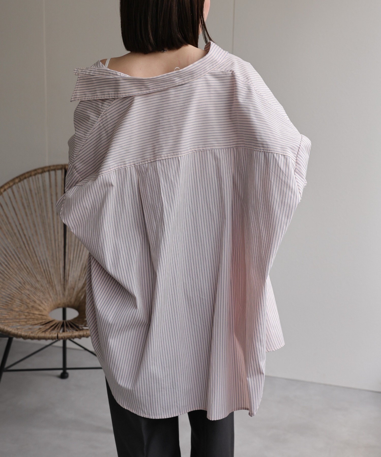 model：162㎝. 着用サイズ：F