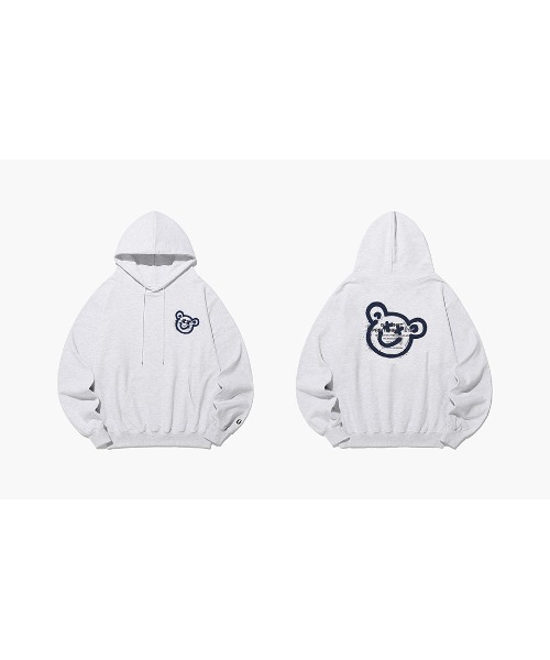 A'GEM/9 × .kom『ISTKUNST/イストクンスト』BEAR&SMILEY HOODIE/ベア