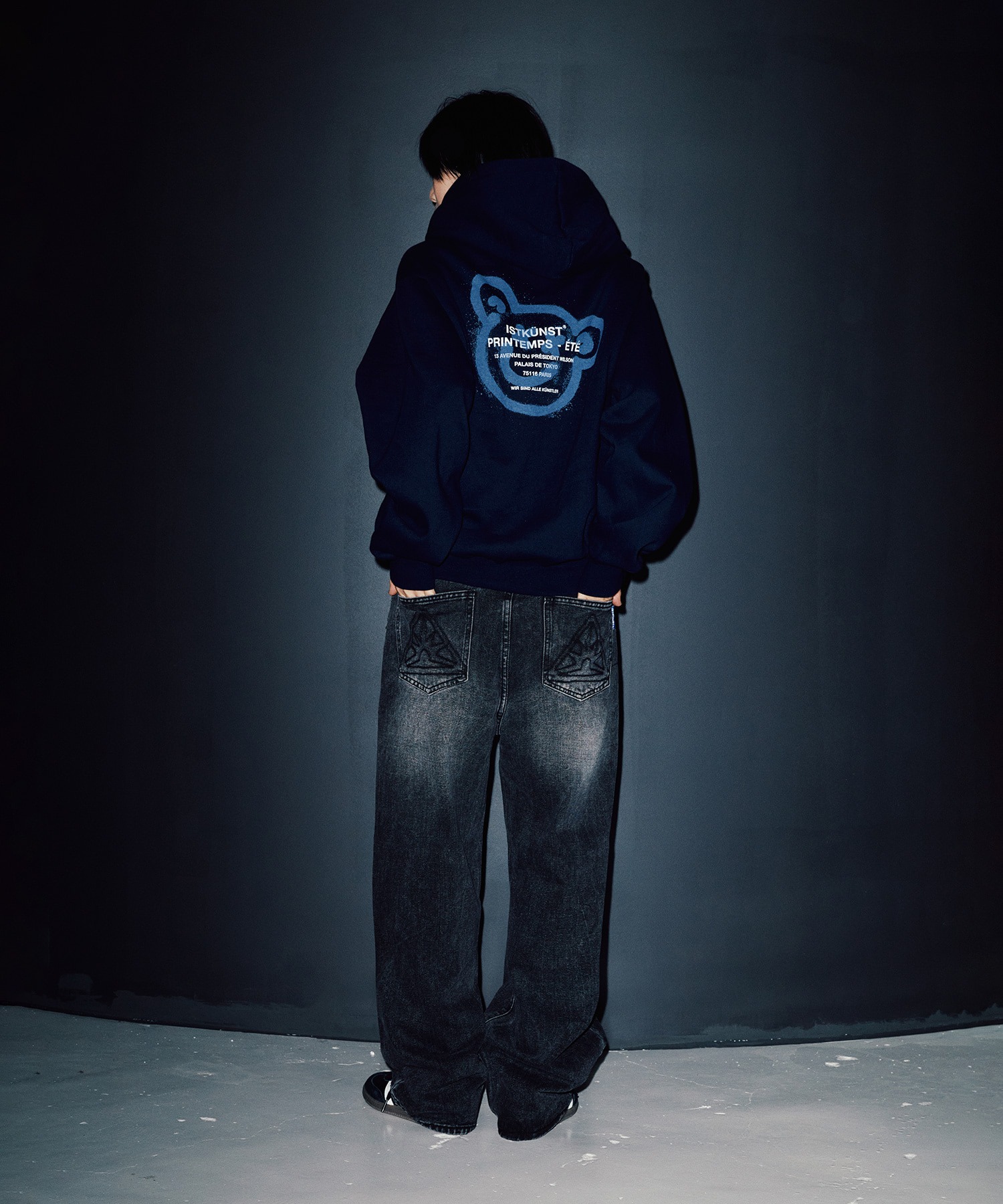 A'GEM/9 × .kom『ISTKUNST/イストクンスト』BEAR&SMILEY HOODIE/ベア