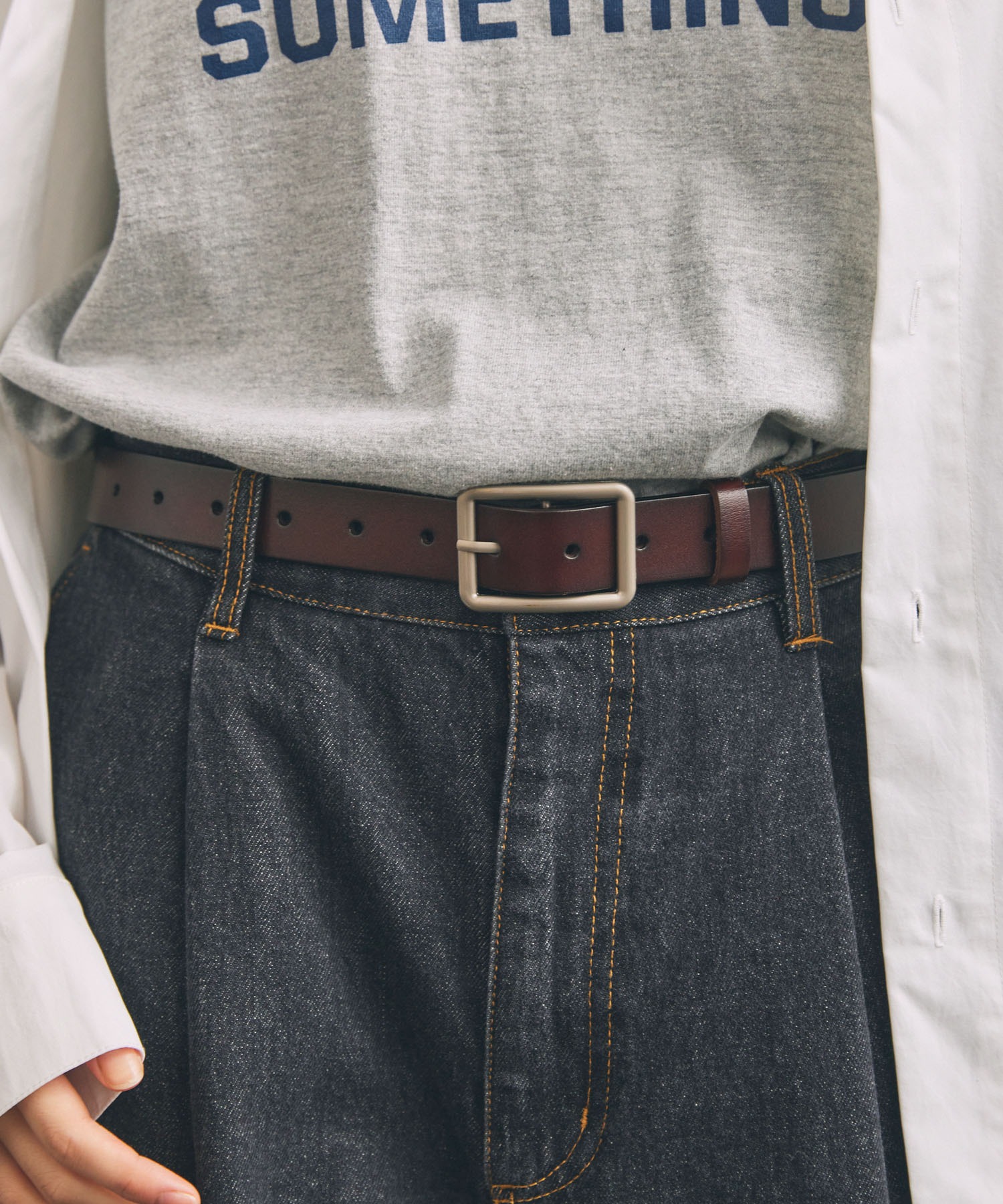 本革 ヴィンテージライク アソートバックル ベルト MONO-MART LADY'S