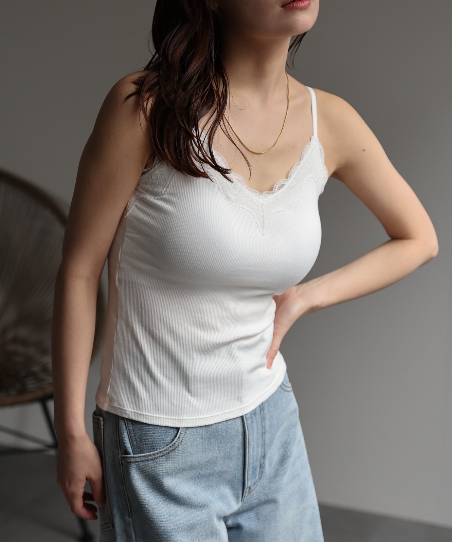 model：156cm　着用サイズ：M