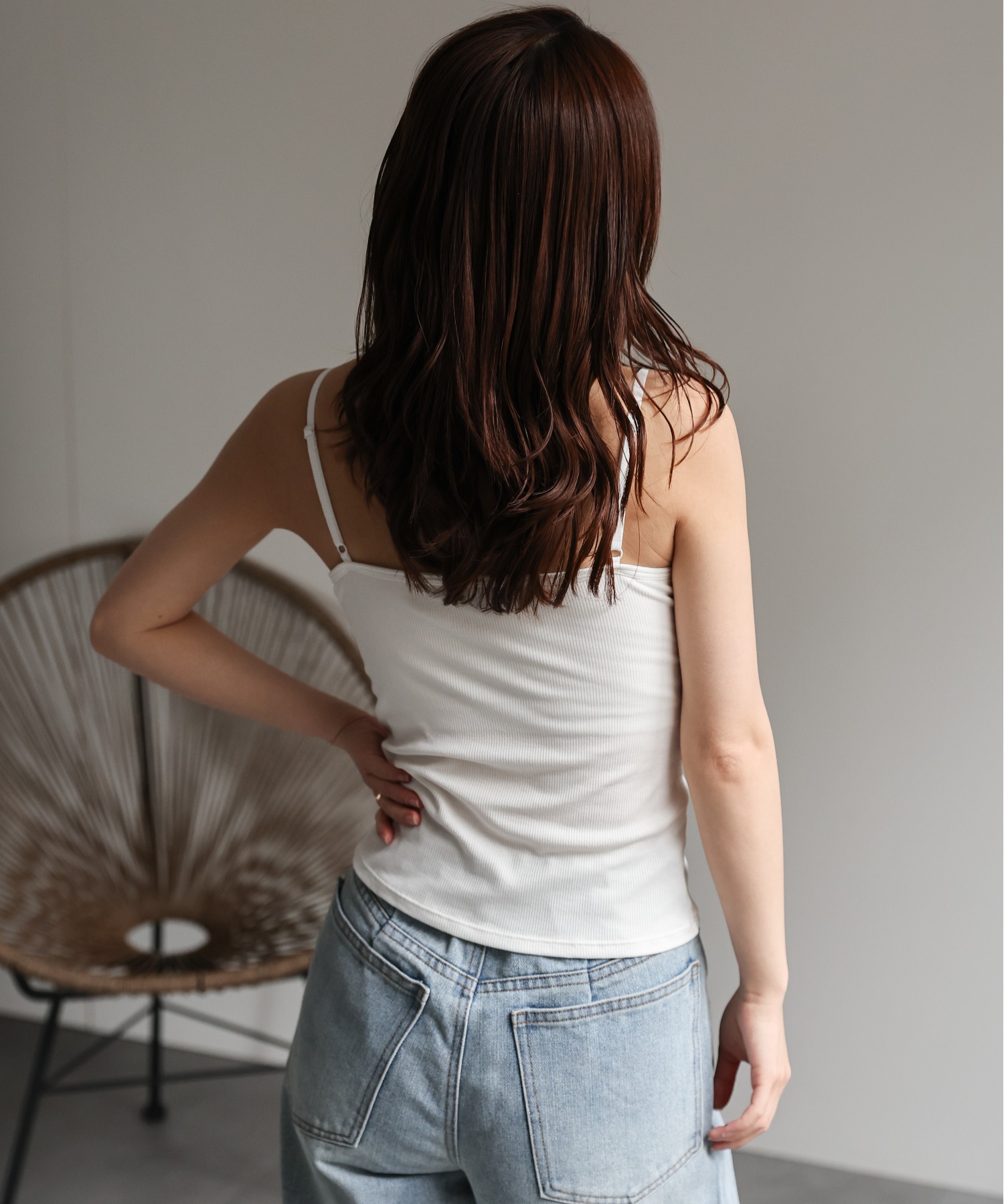 model：156cm　着用サイズ：M