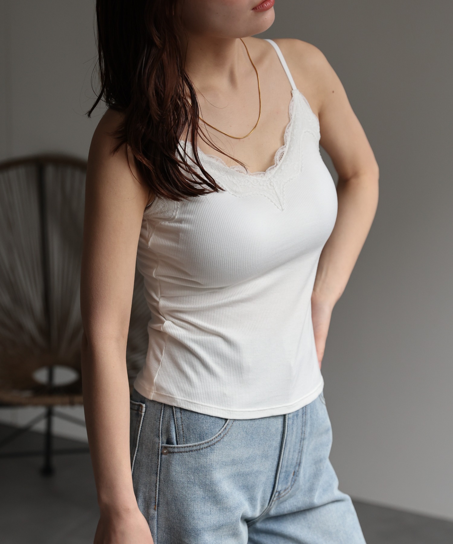 model：156cm　着用サイズ：M